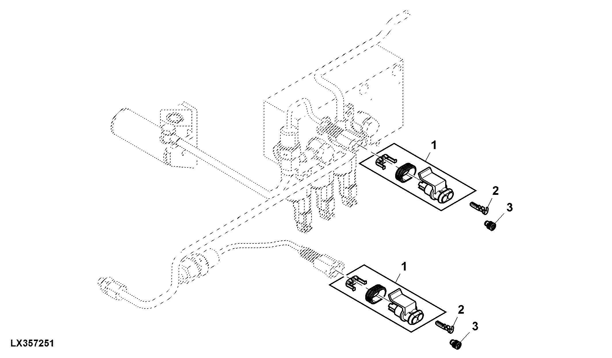 Connectors, Pressure Sensor, MFWD Valve