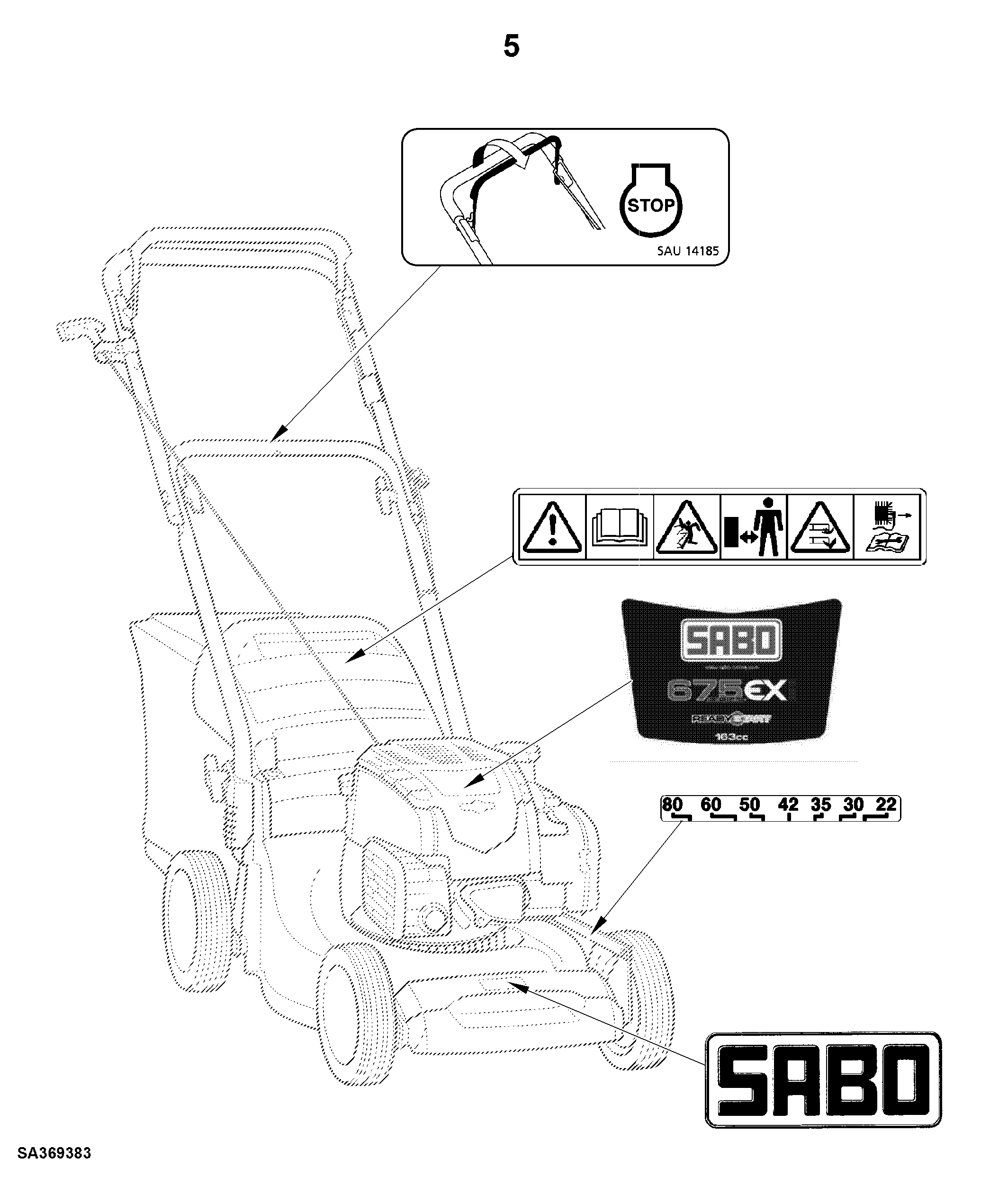 30 43 cm Walk-Behind Mower 4-Cycle Engine, 43-Compact (SA201019)