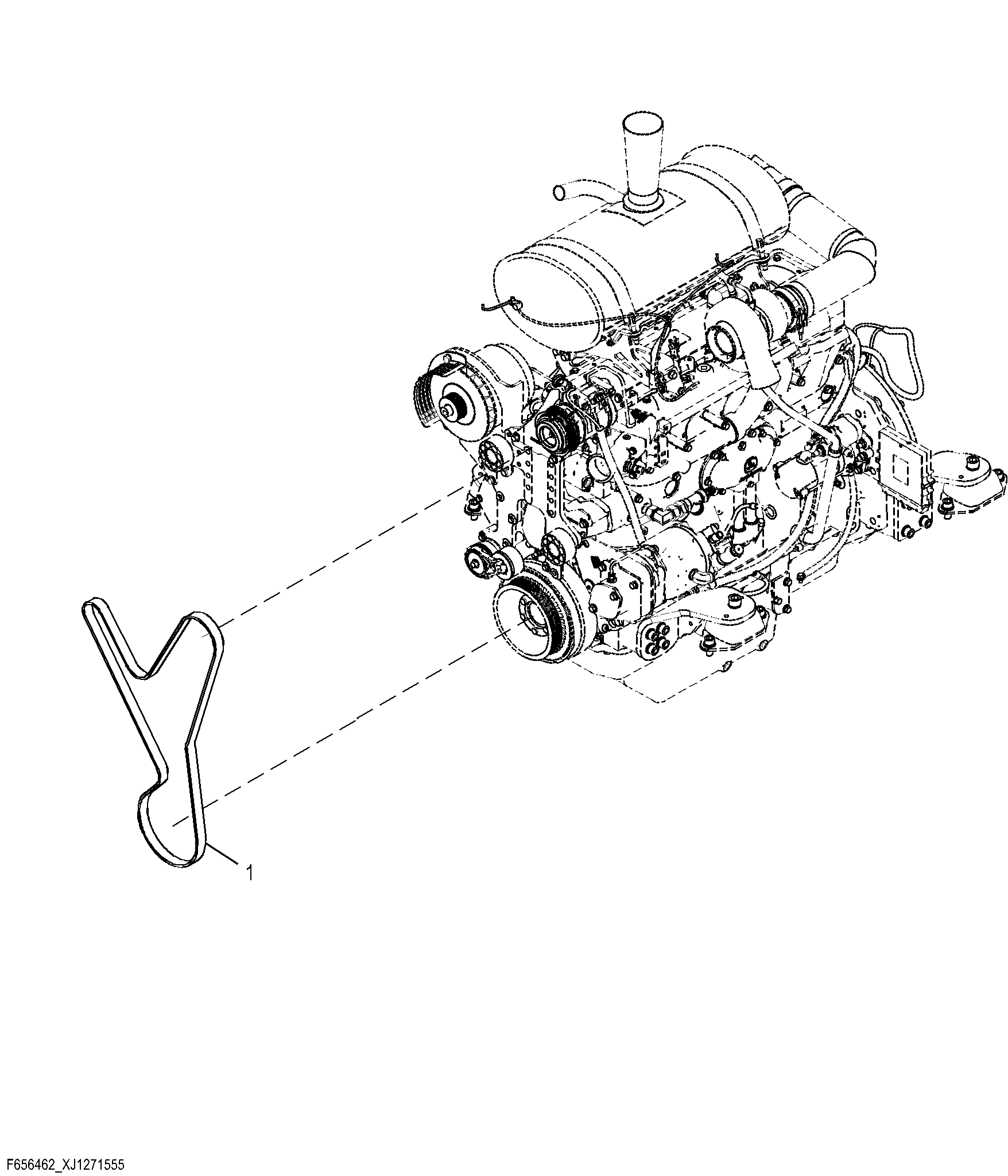 V- Belt (Engine 6090HTJ24-)