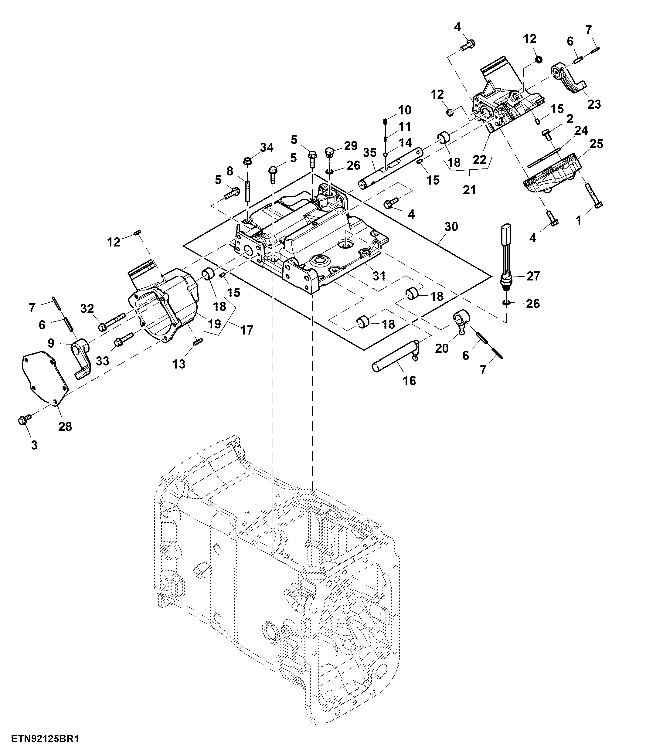 Shifter Case, SyncShuttle™, W/ Park Pawl (005319 - )