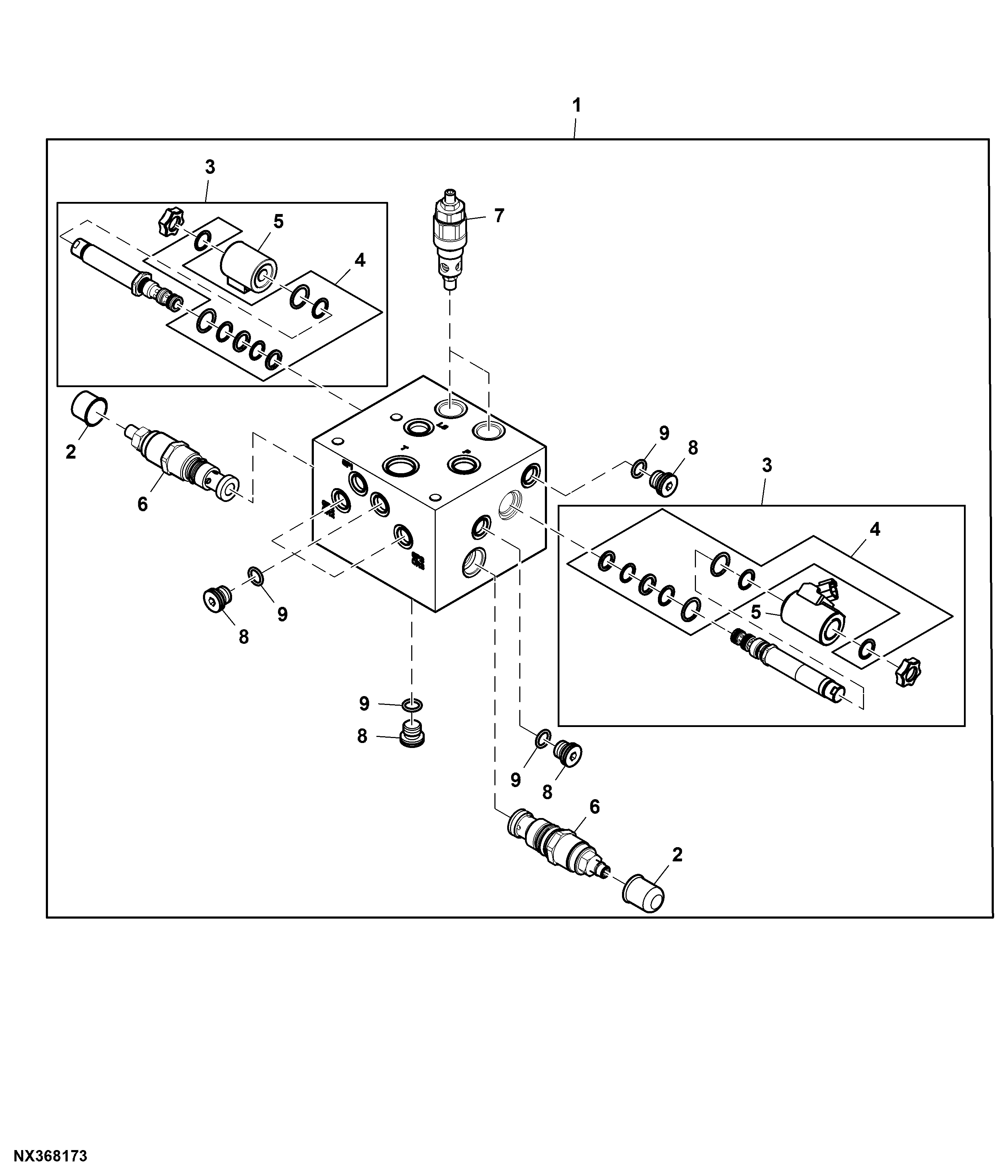 Pilot Hydraulic Valve, Granular Bin Control