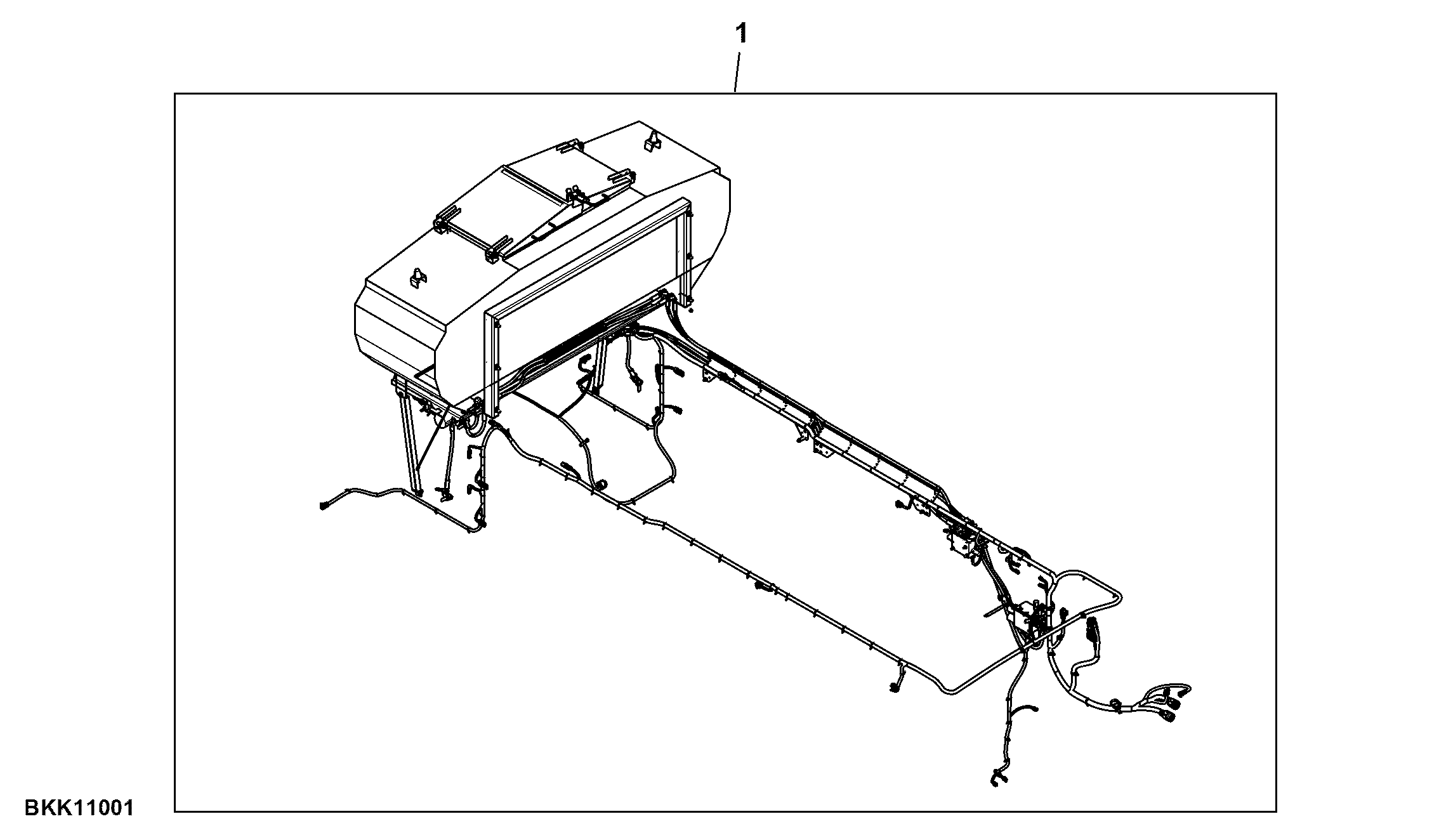 Dry Spreader Granular Bin, Attachment (180001 - 189999)