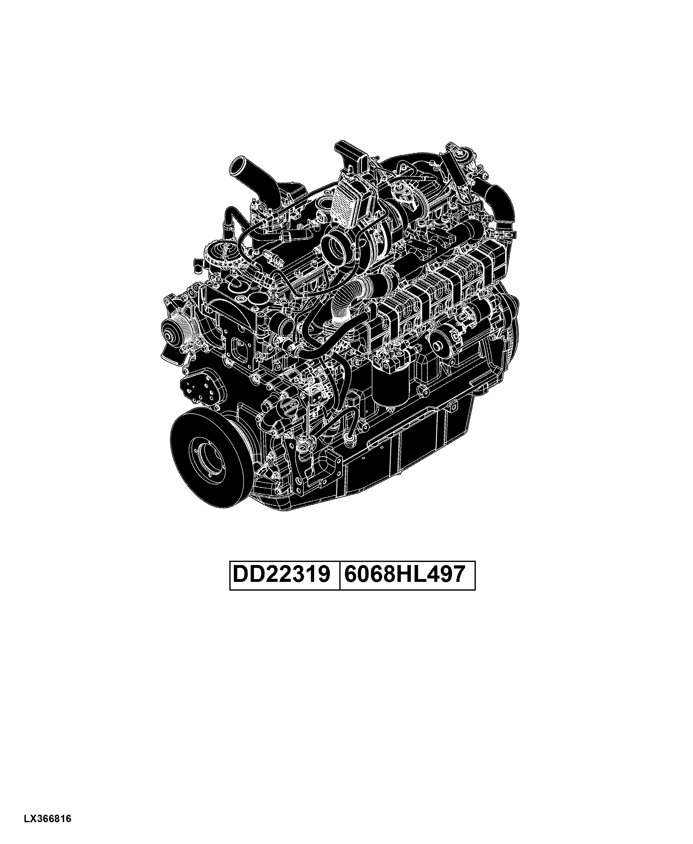 6210R Tractor (Europe Edition, Engine SN: 6068RXXXXXX)(Interim Tier 4)