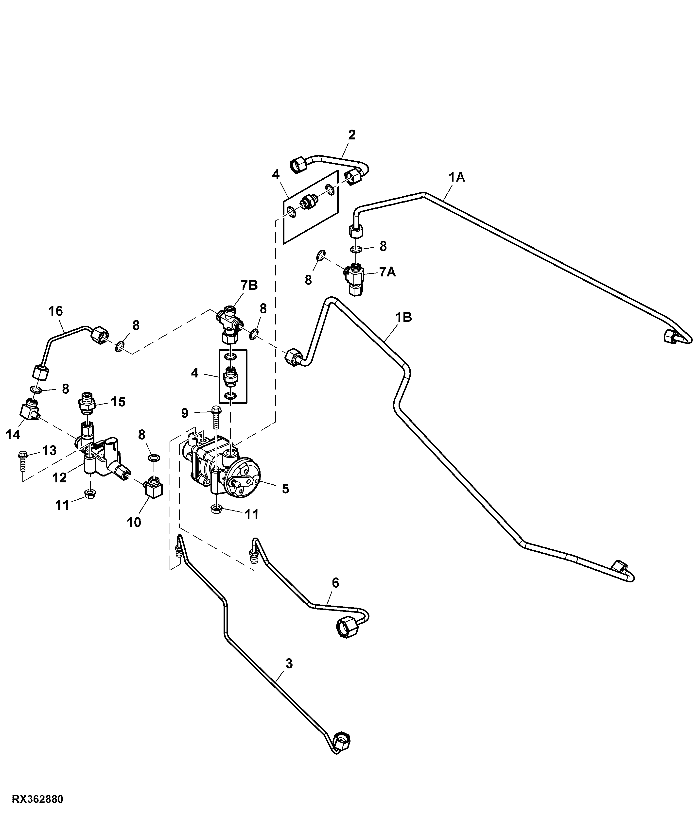 Air Brake Control Valve (For North America)