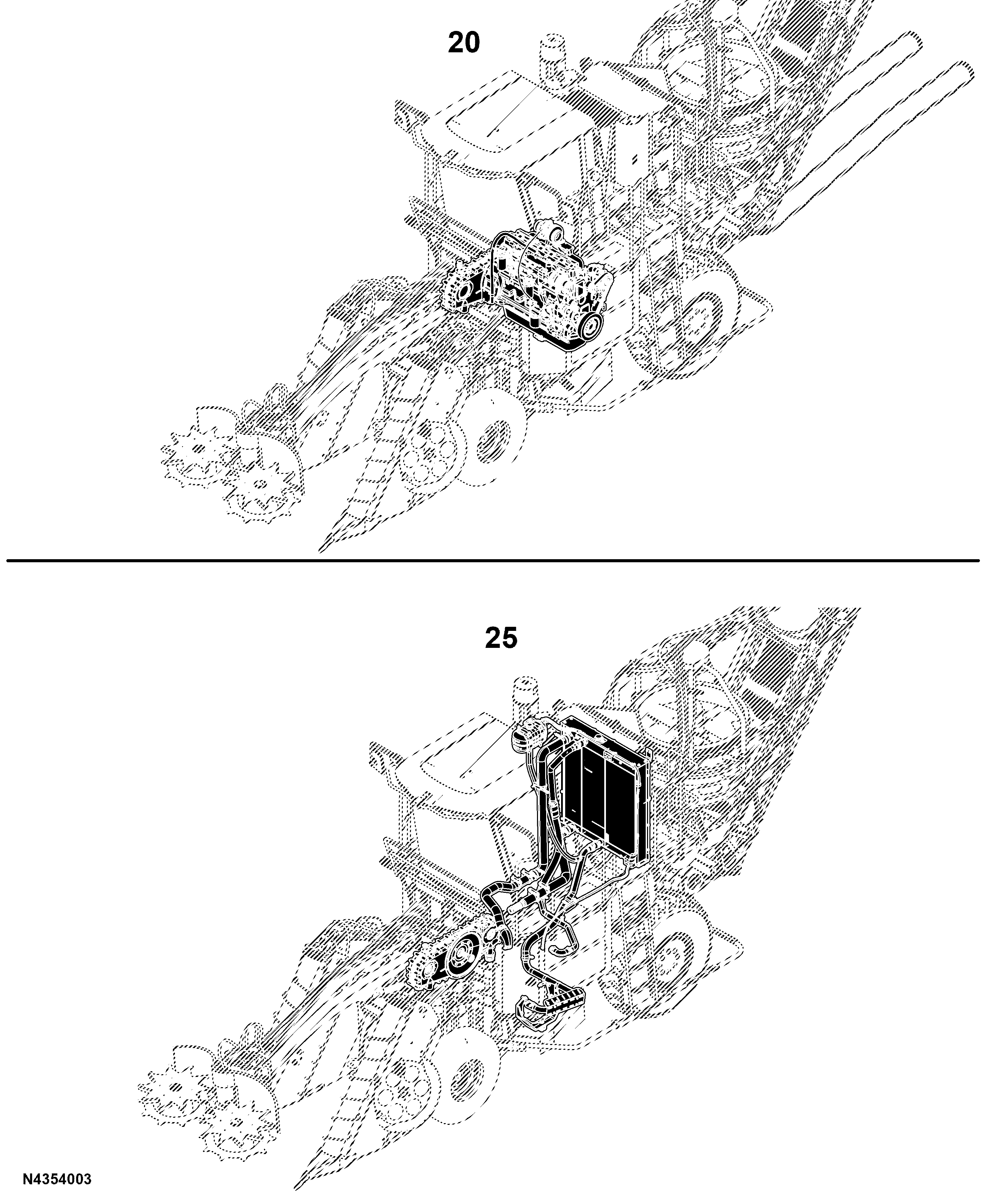 CH330 Sugarcane Harvester (Engine 6068HT802)(s.n. 200000- ) China Edition