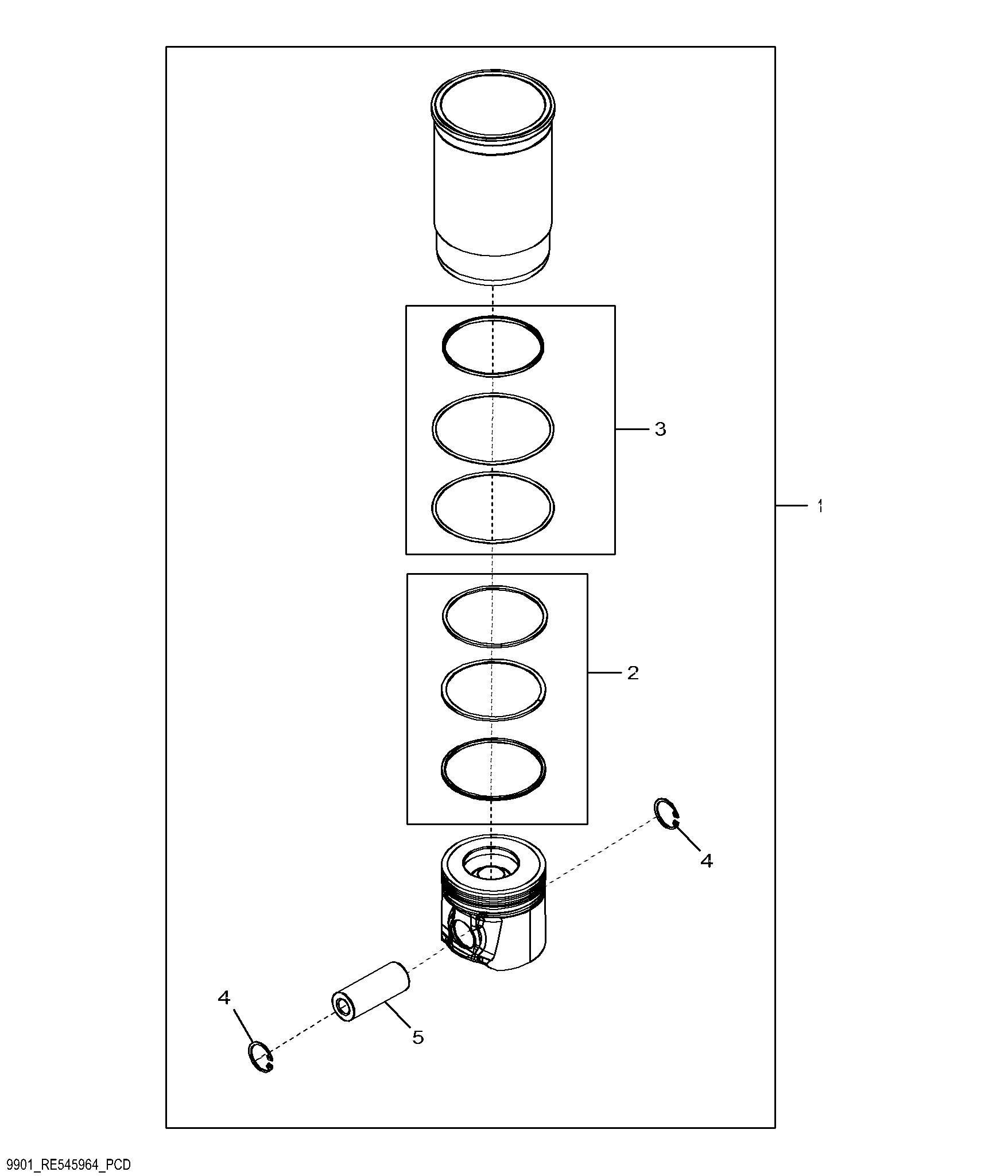 9901 Piston Liner Kit