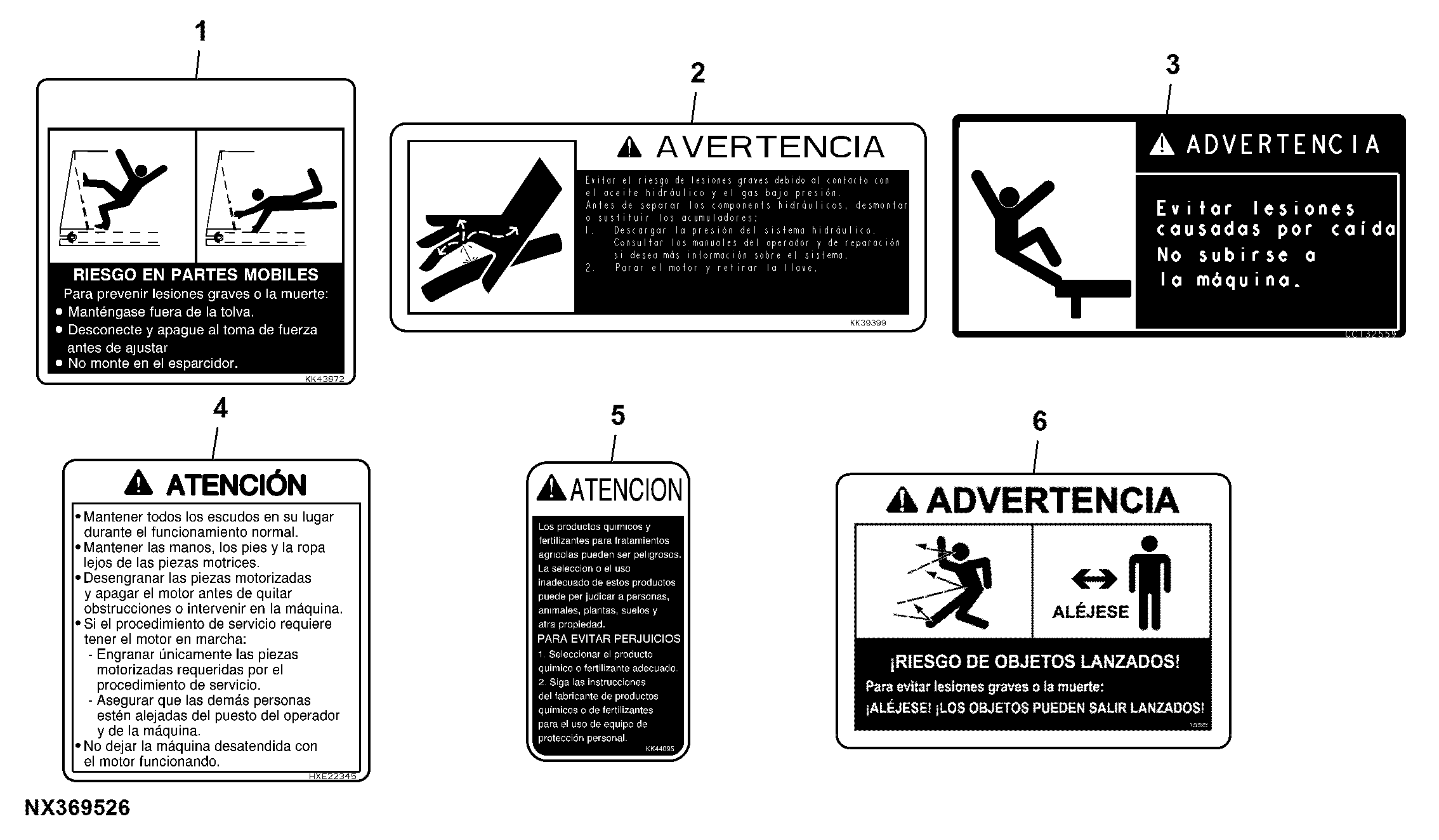 Spanish Decals