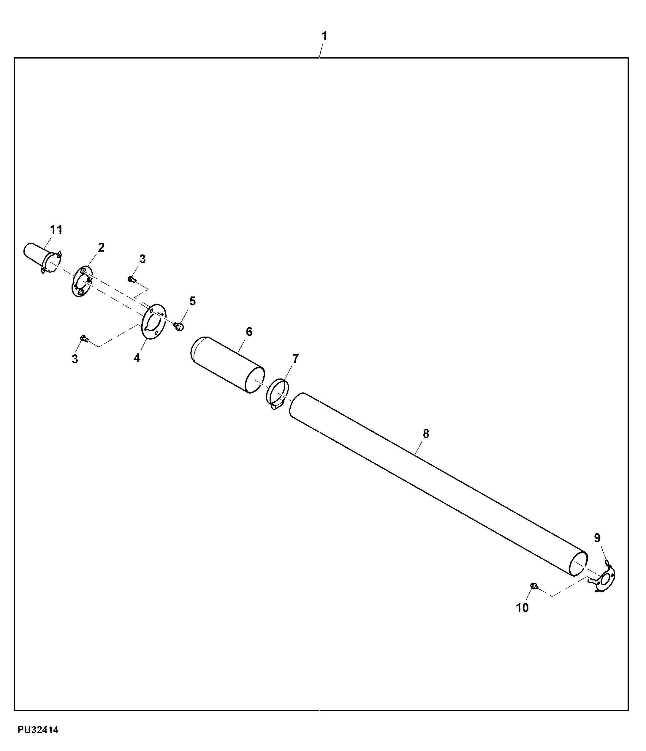 Front PTO 4WD Shield Kit (Not for Canada and USA)