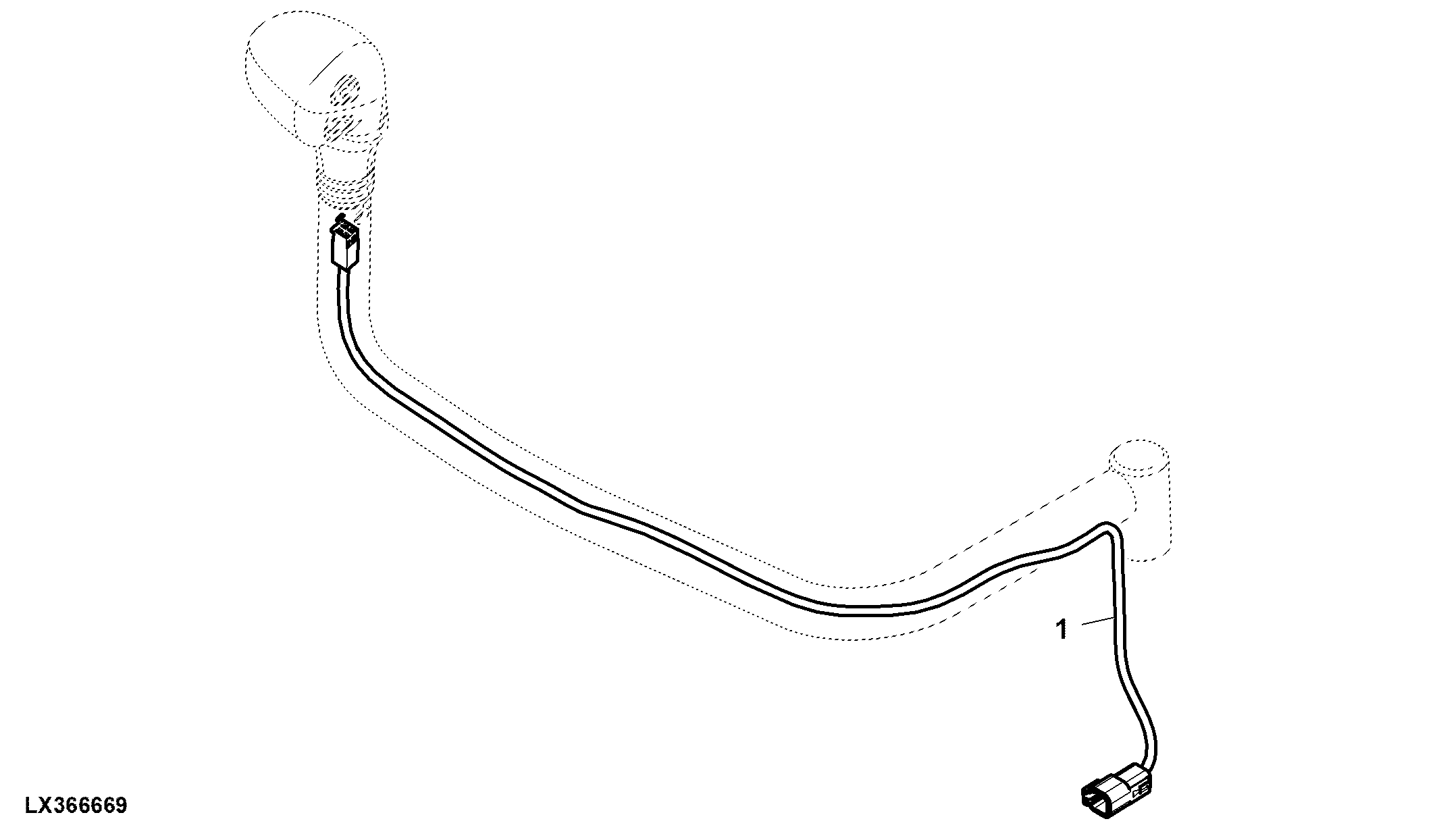 Wiring Harness, Speed Lever
