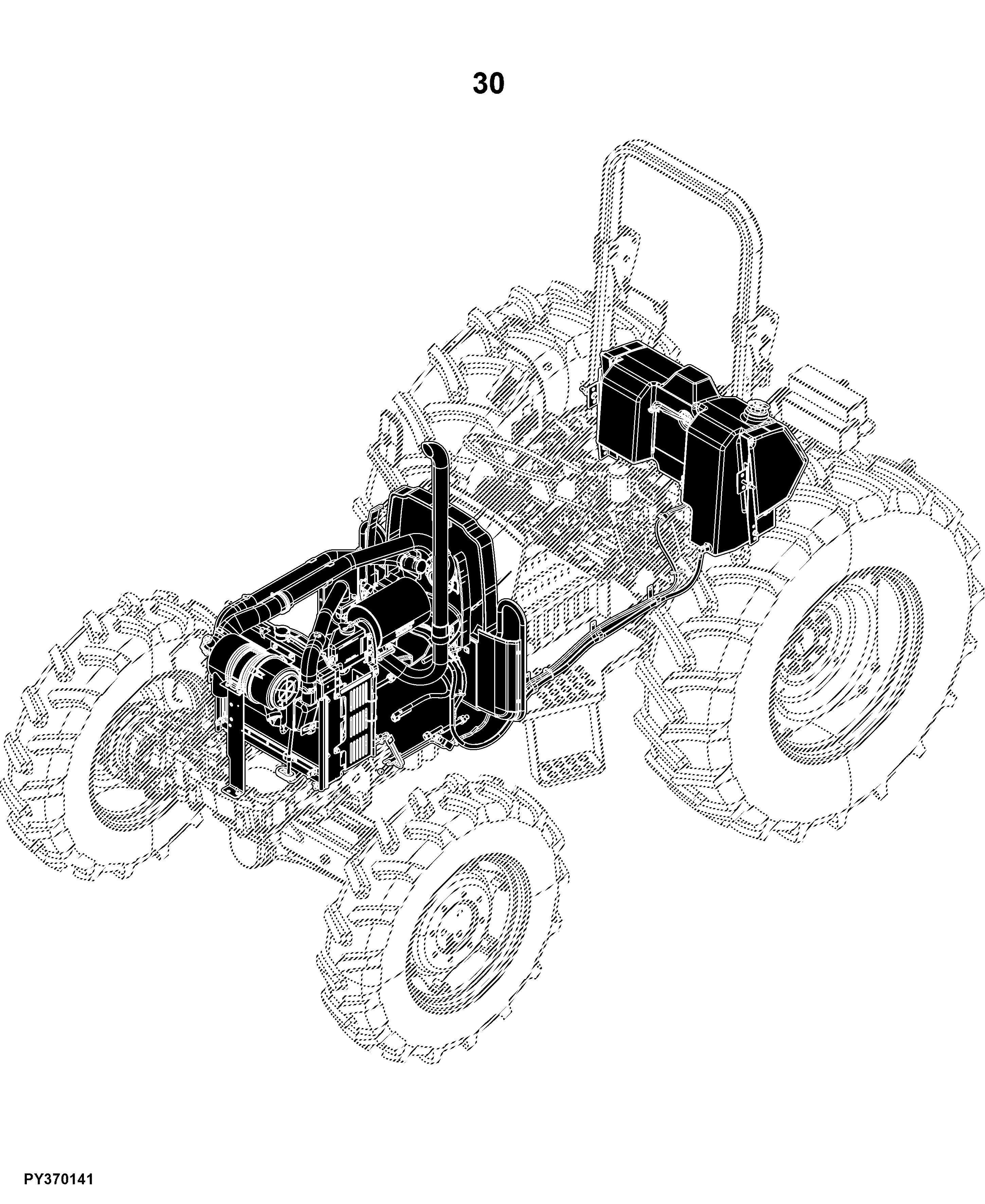5405 Tractor (TREM IIIA Engine)(India Edition)