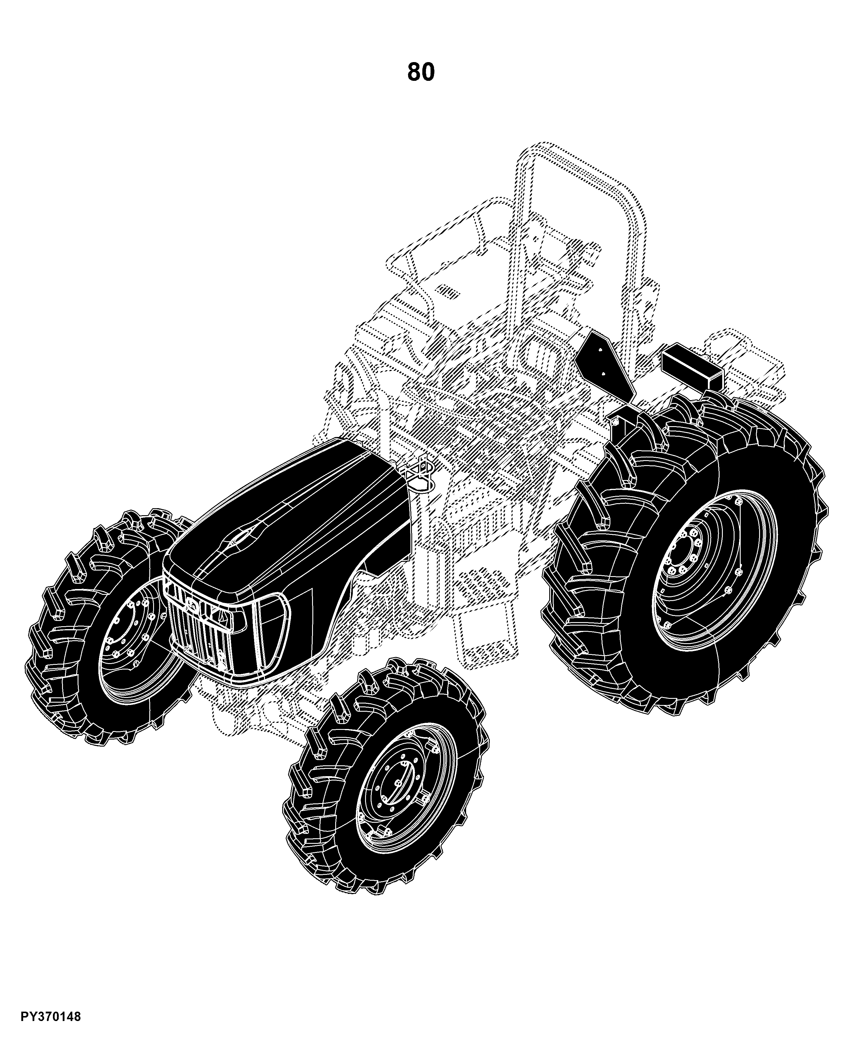 5405 Tractor (TREM IIIA Engine)(India Edition)