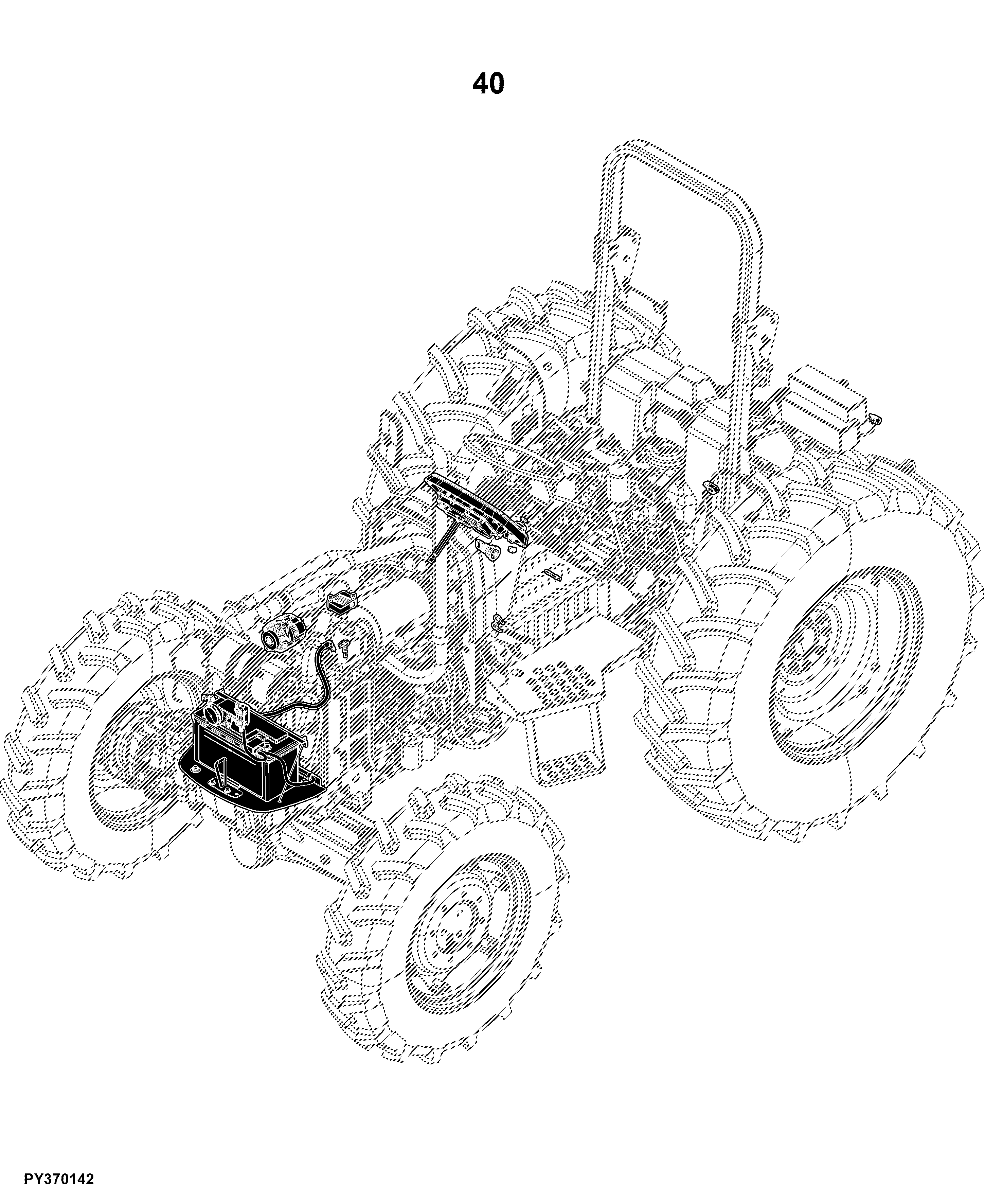 5405 Tractor (TREM IIIA Engine)(India Edition)