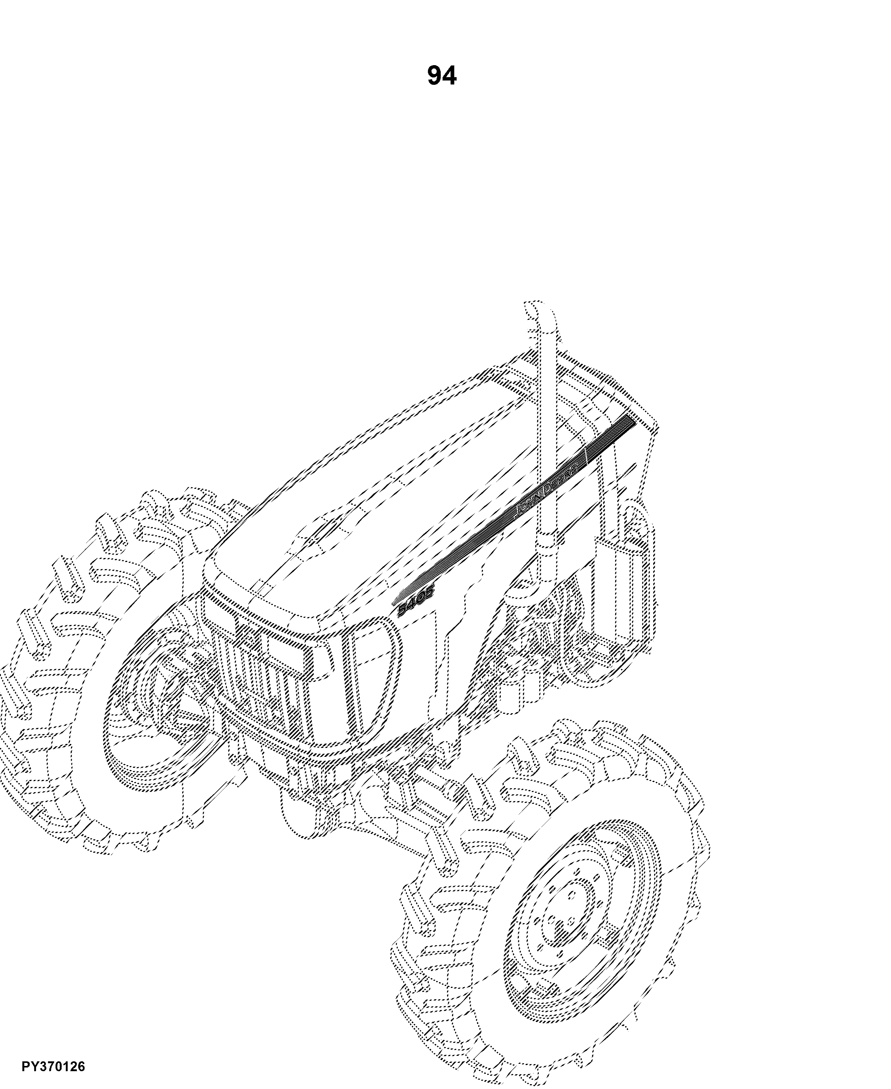 5405 Tractor (TREM IIIA Engine)(India Edition)