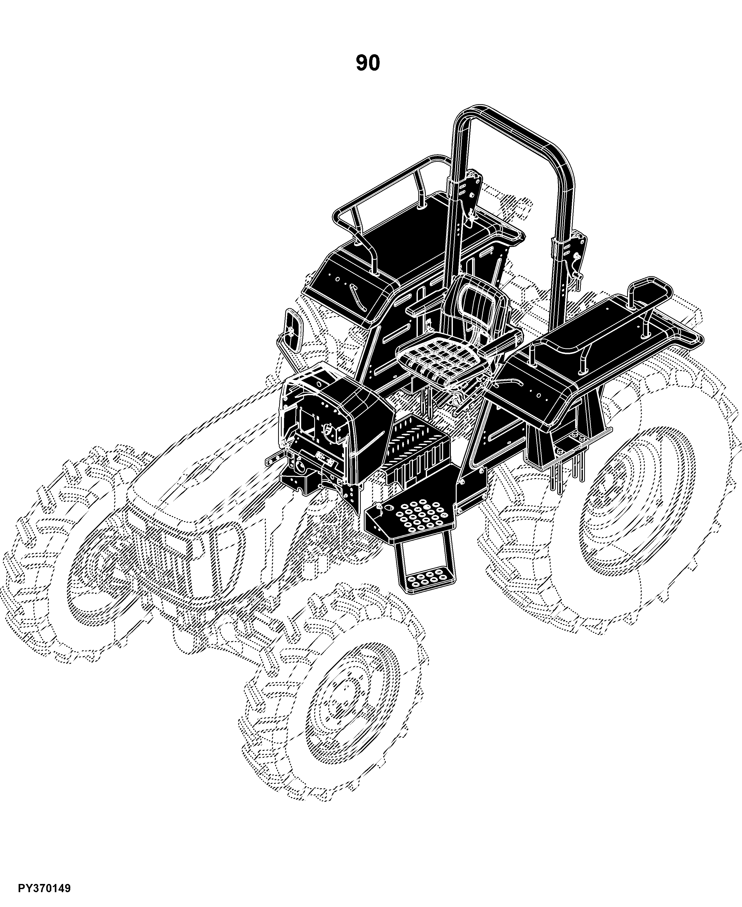 5405 Tractor (TREM IIIA Engine)(India Edition)