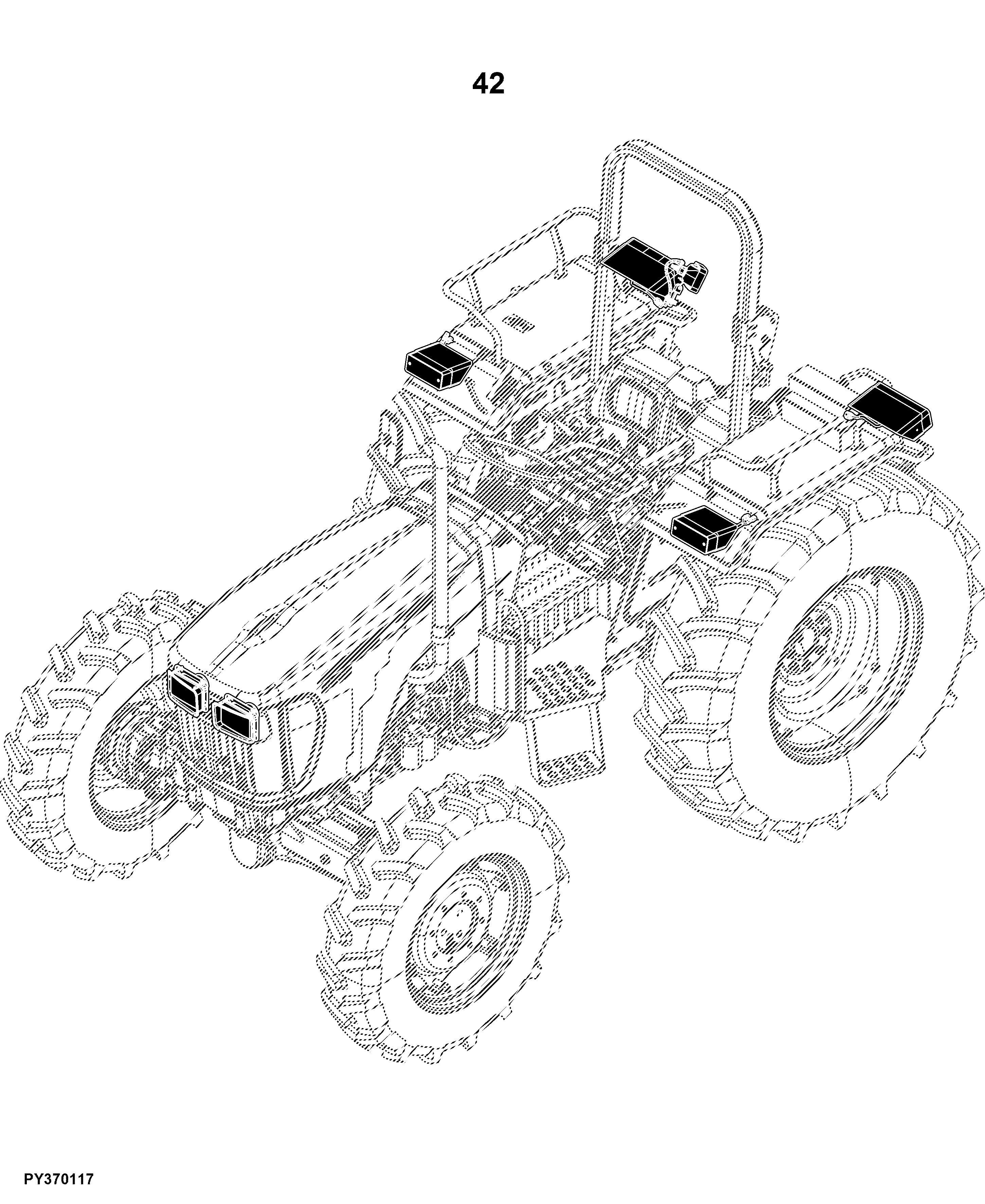 5405 Tractor (TREM IIIA Engine)(India Edition)