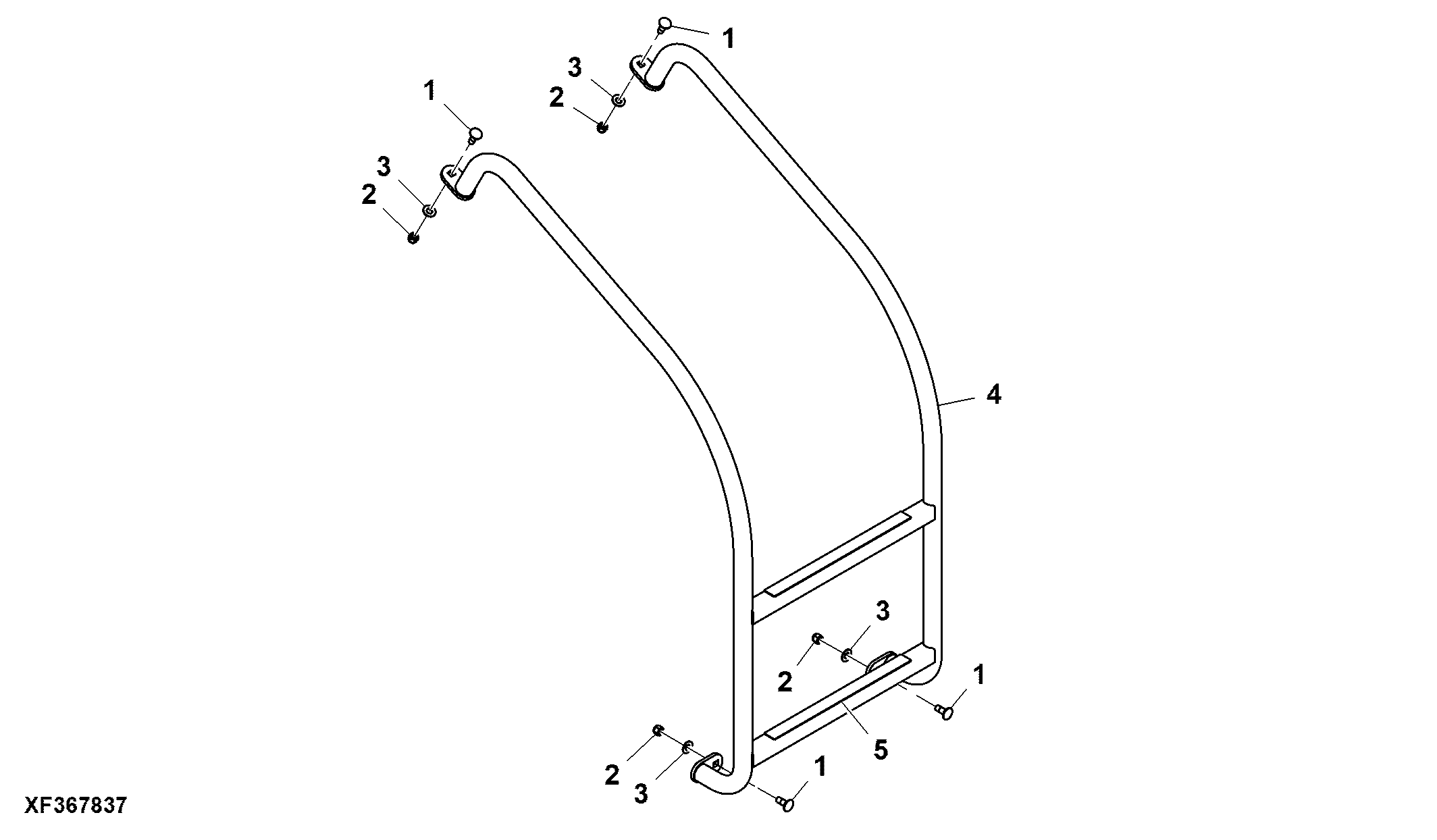 Handrail, Dry Nutrient Attachment (180001 - )
