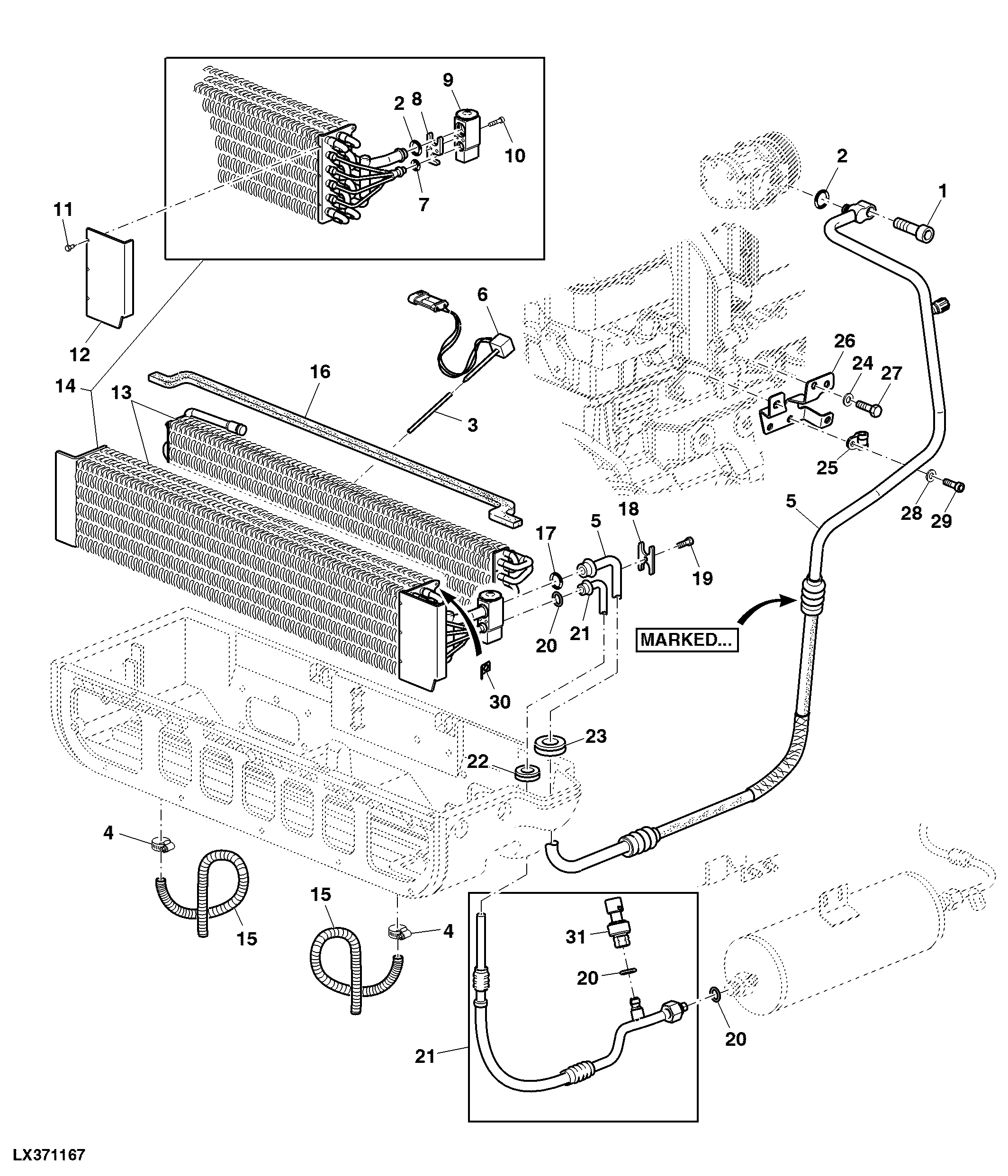 Air Conditioning, Evaporator and Heat Exchanger