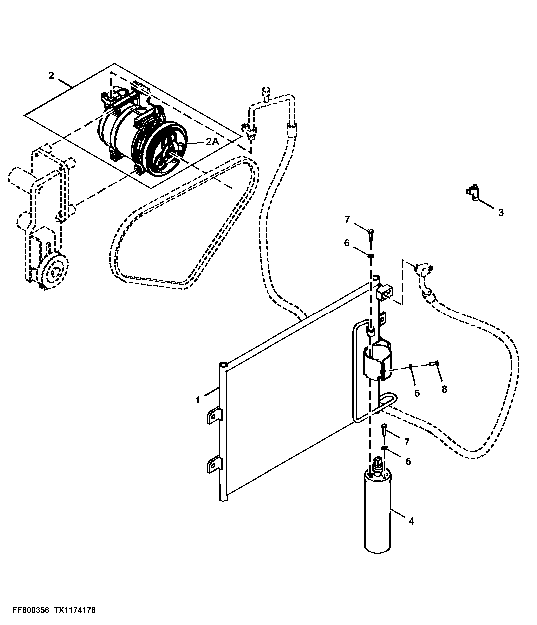 Air Conditioner (A/C) Compressor and Condenser