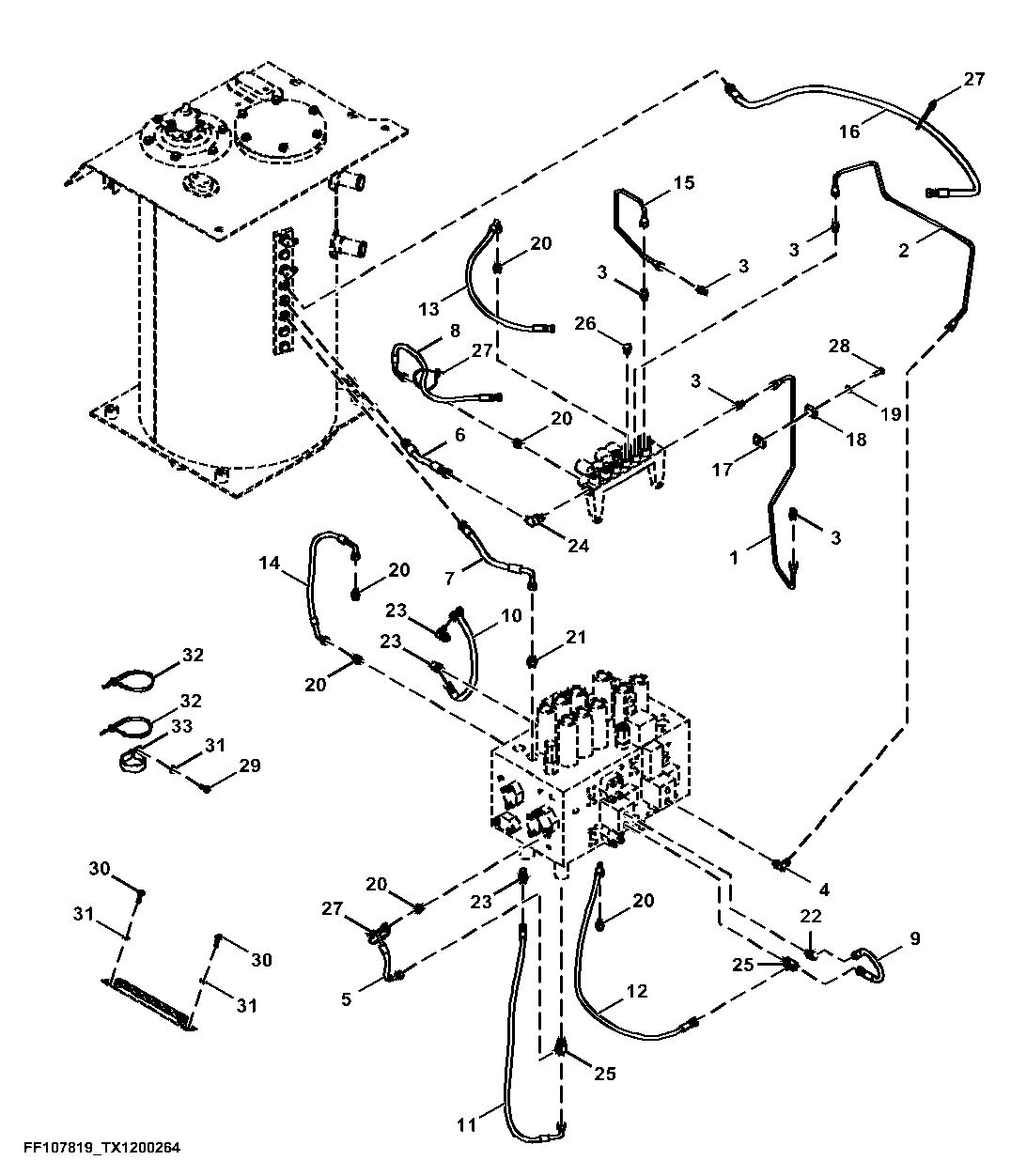 Pilot Lines, Control Valve to Solenoid Valve
