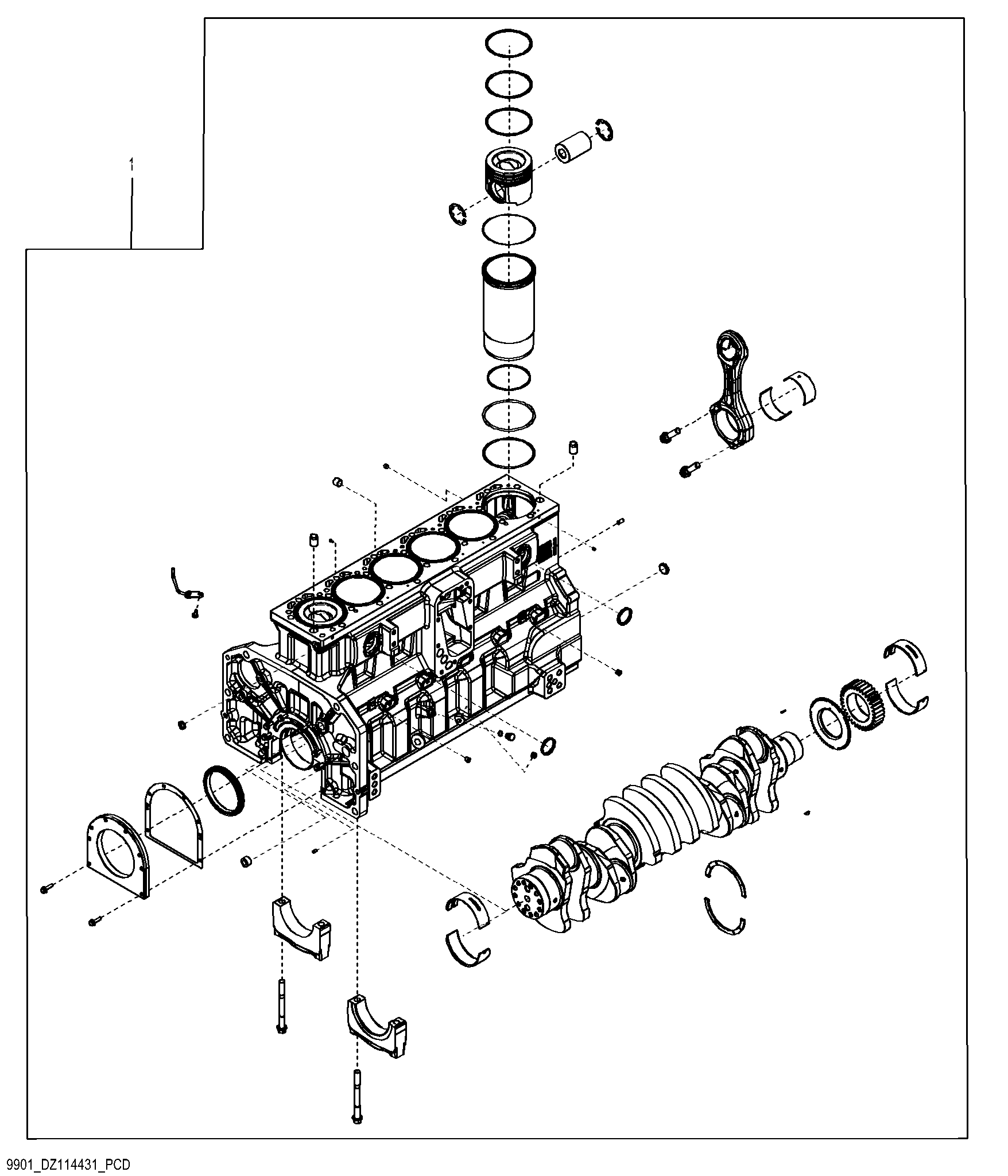 9901 Short Block Assembly