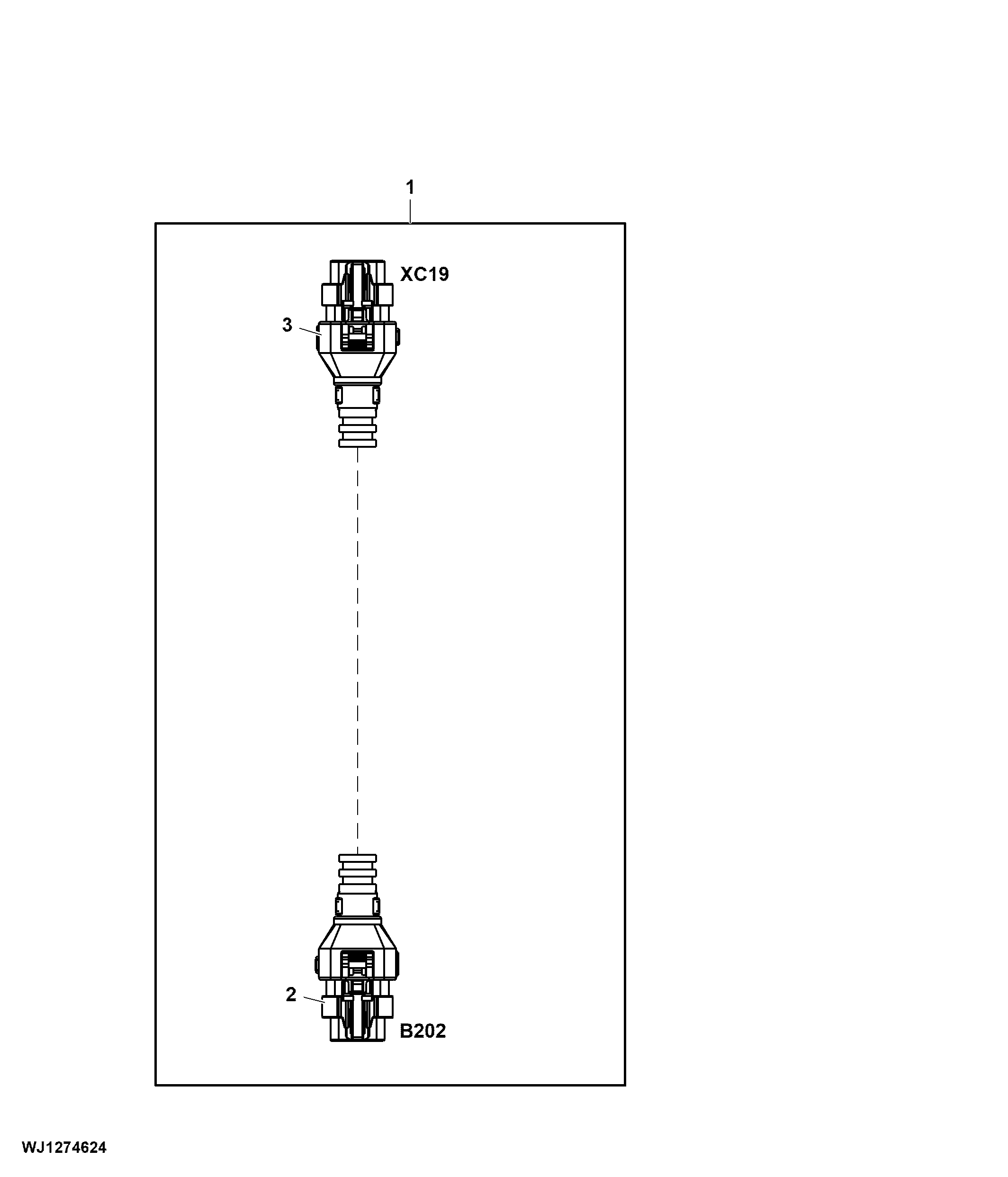 Wiring Harness, Levelling Cab Sensor (001676 - ), ( - 001932)