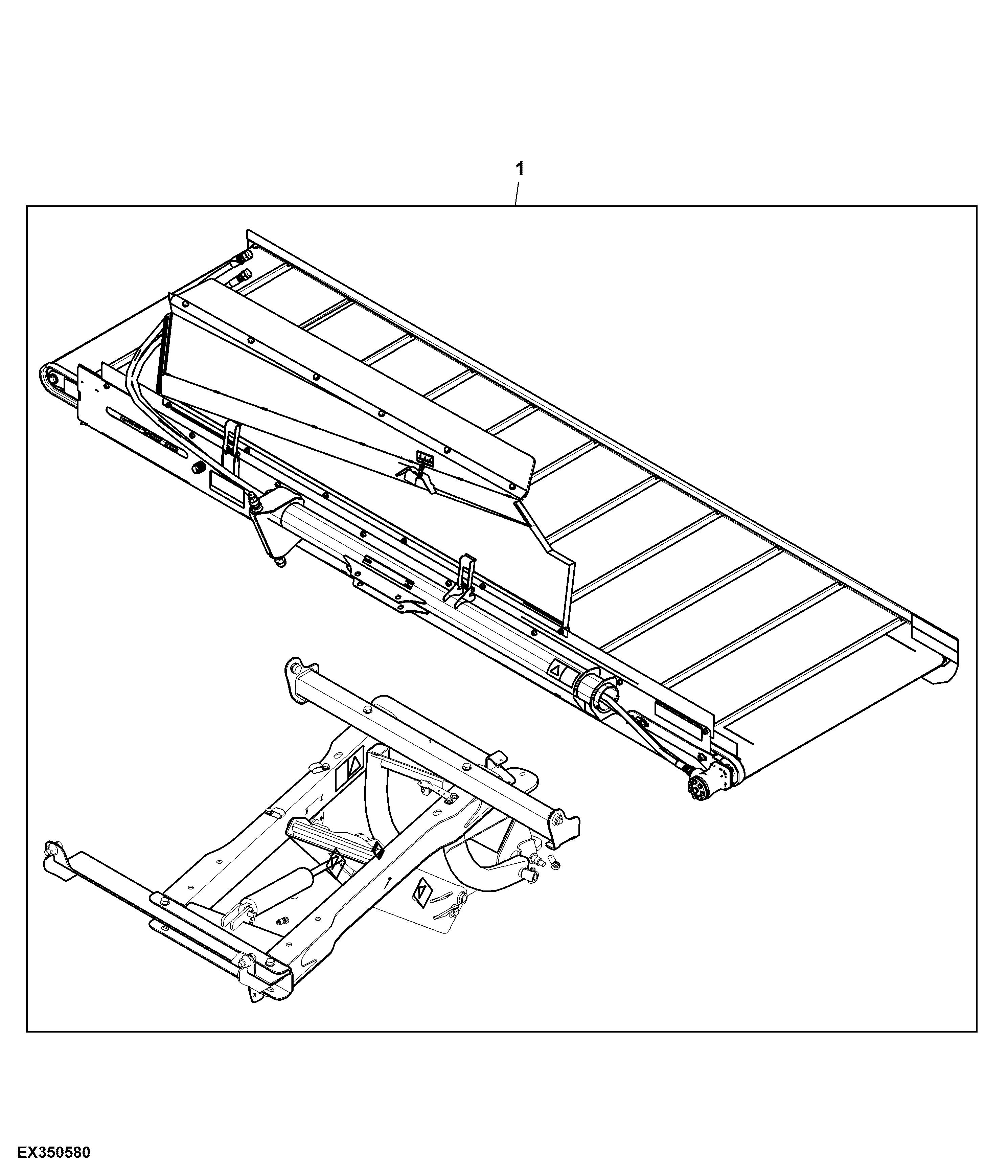 Double Windrow Attachment