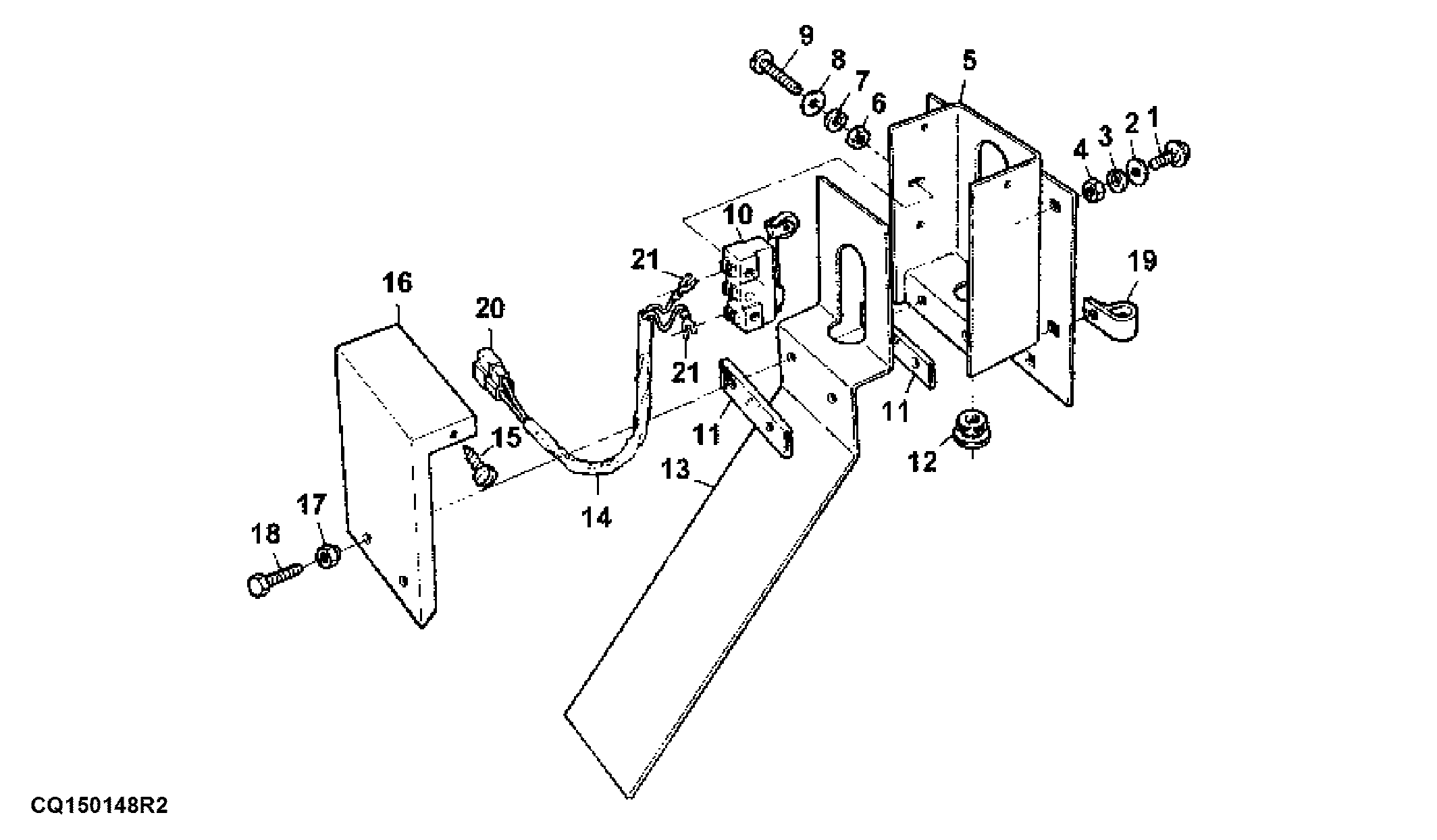 Straw Picker / Straw Walker Warning Device Sender