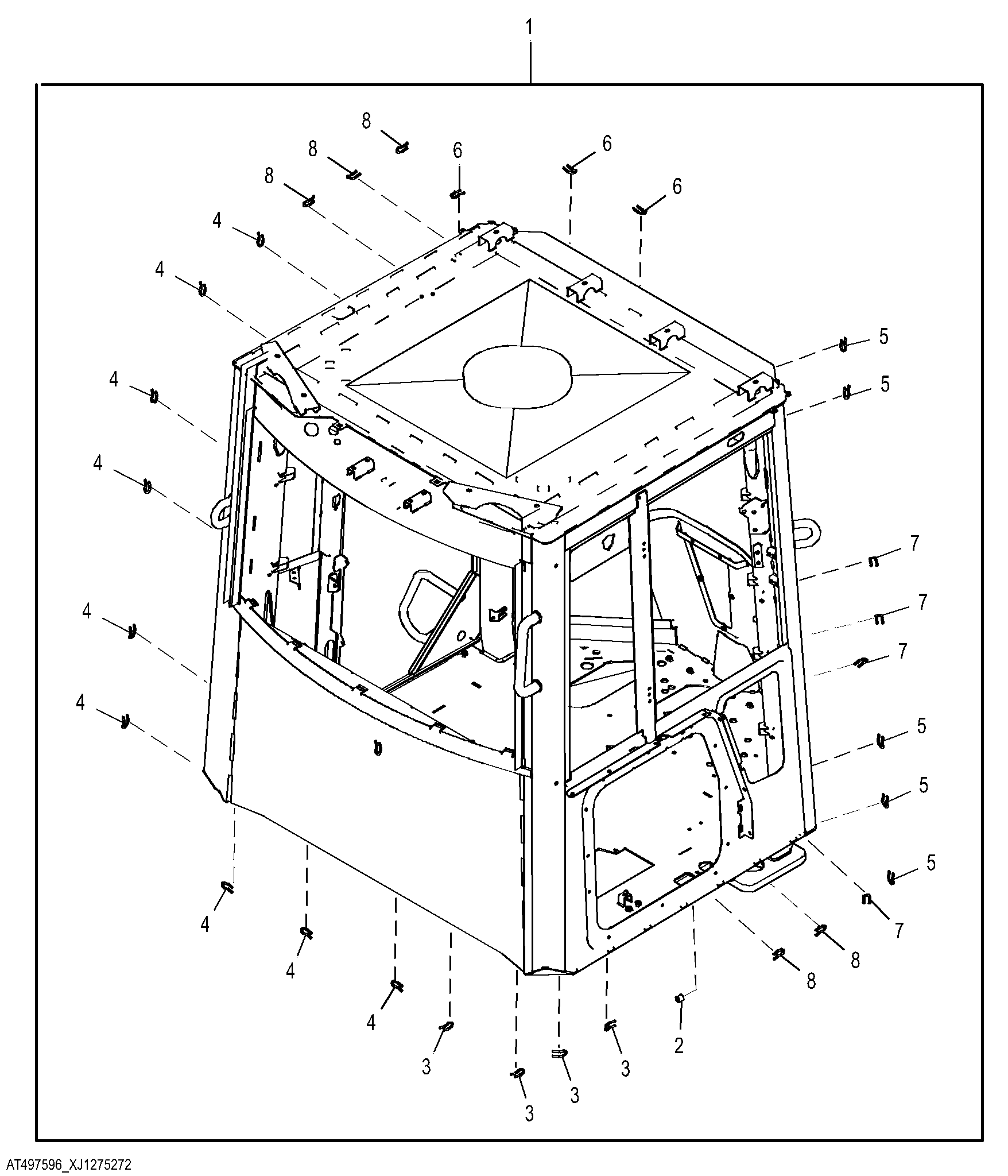 Cab Kit with Roll Over Protection System (ROPS)