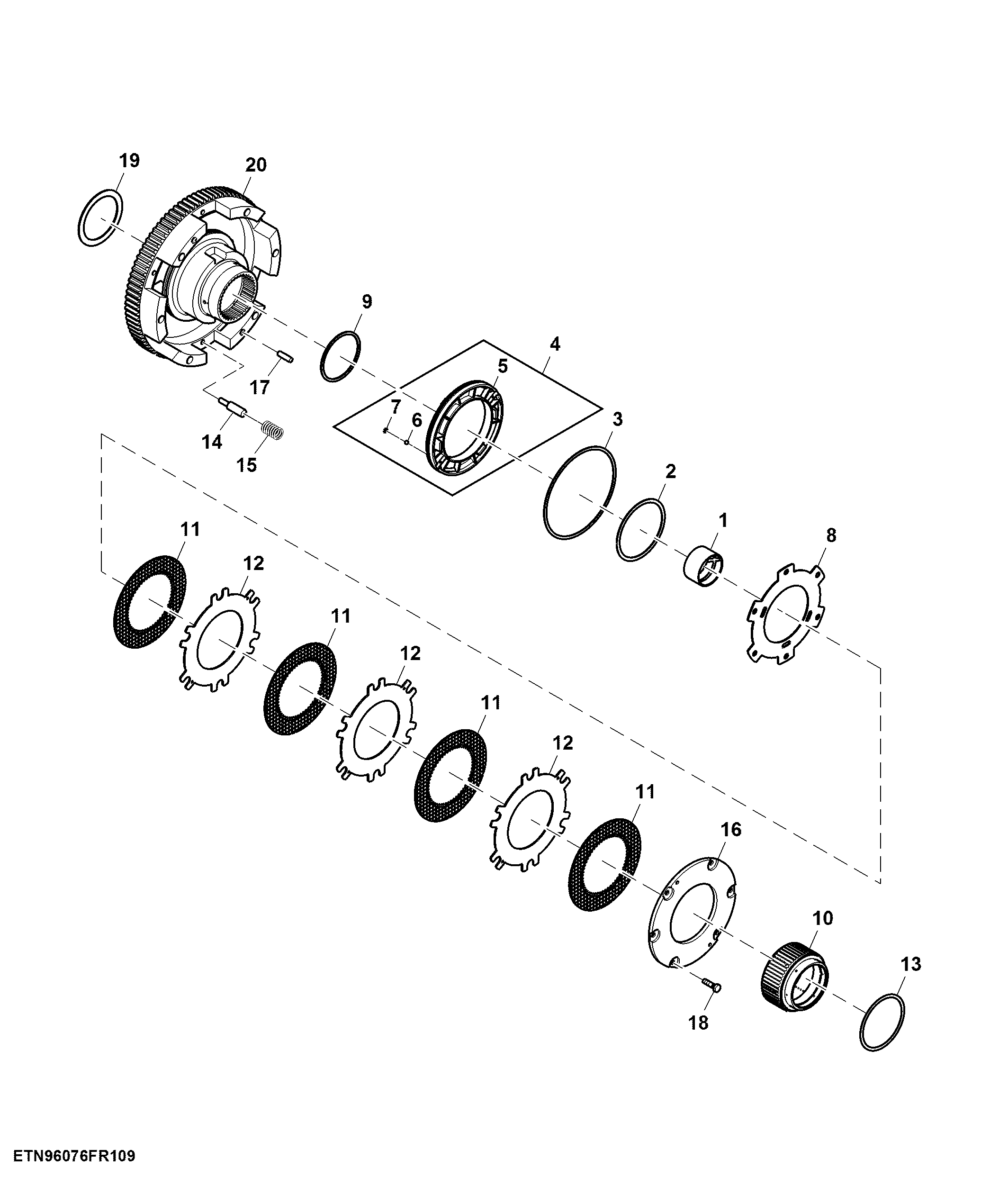 Direct Drive Clutch, PowrQuad™, W/ Mechanical Reverser Control