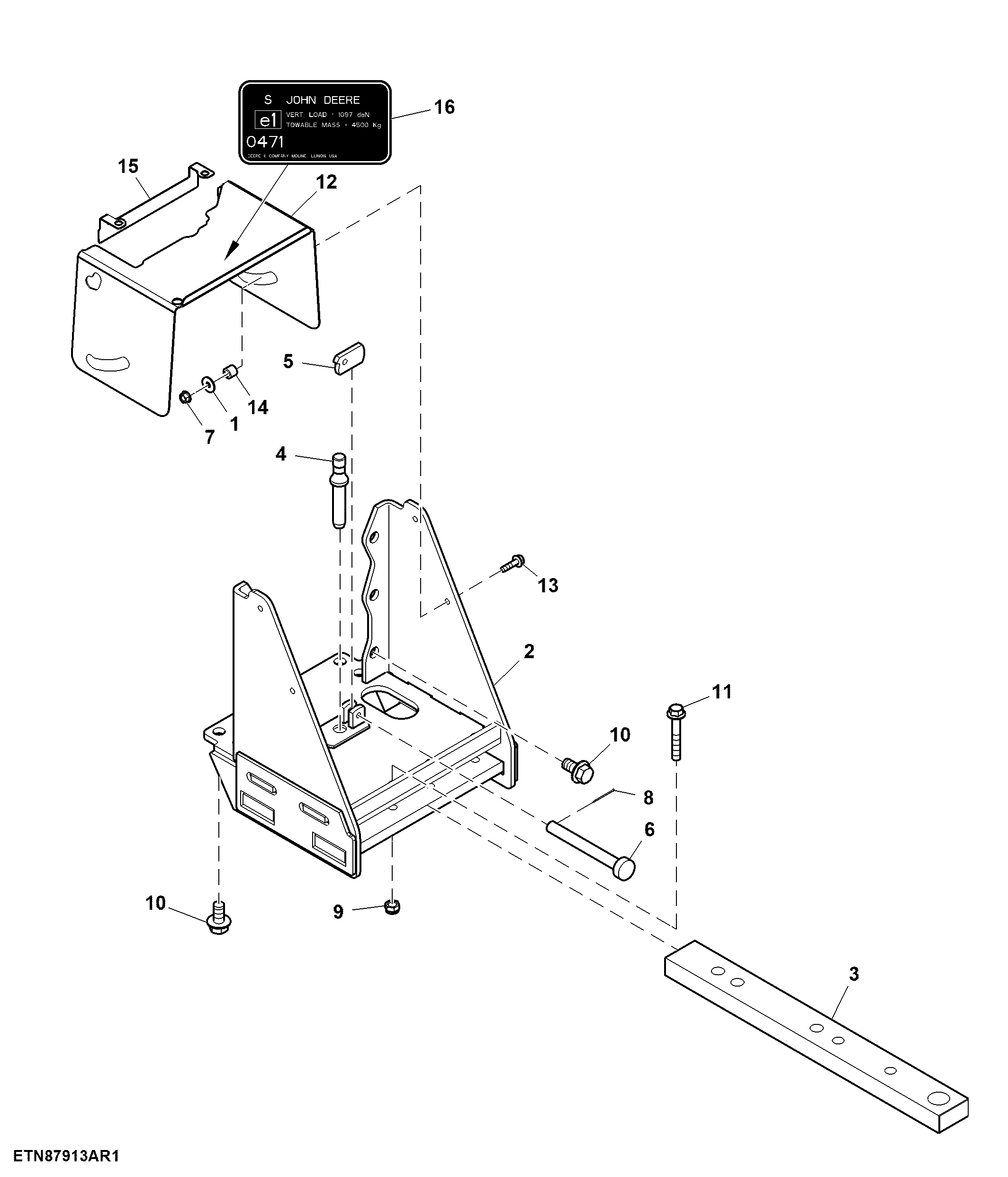 Drawbar Support and PTO Shield, PowrReverser™