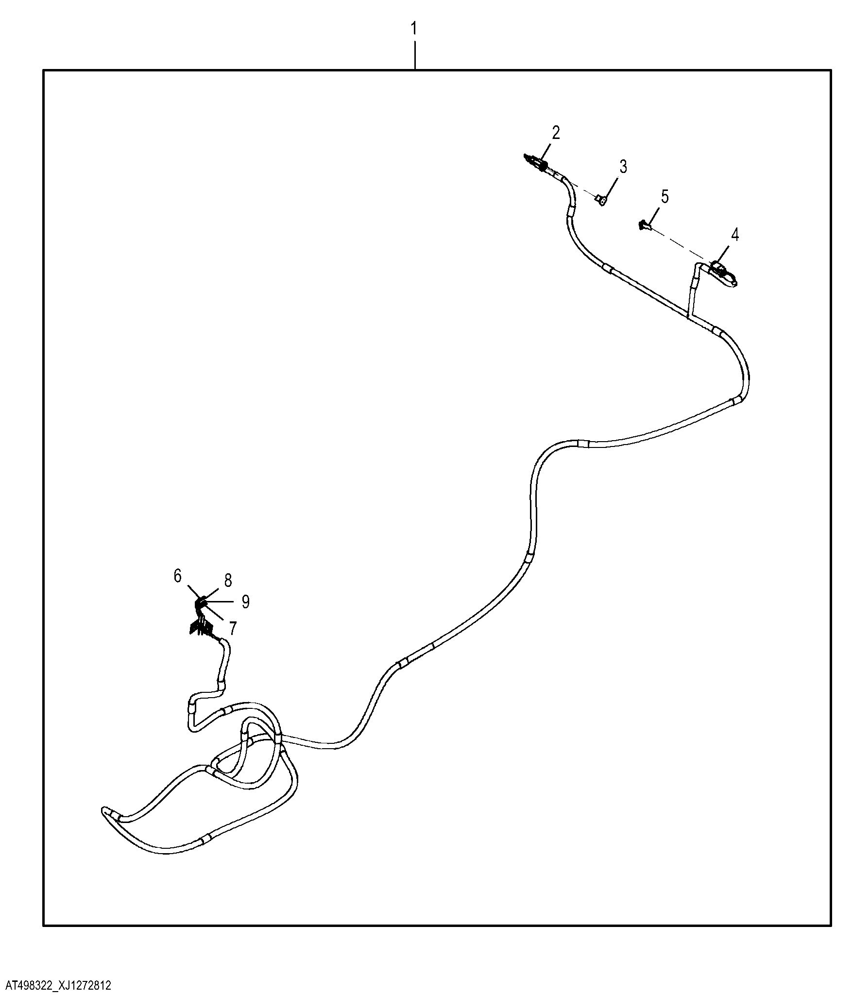 Three Spool Loader Control Valve Wiring Harness