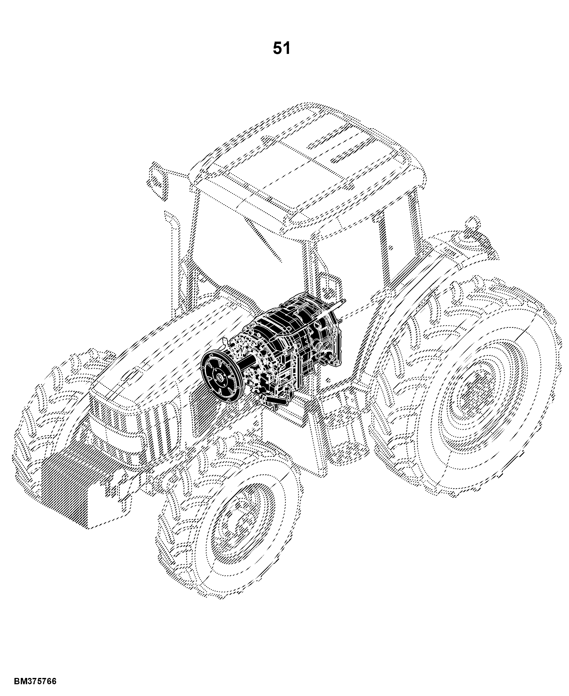 6100J Tractor (S.N. 002167- )(South America Edition)