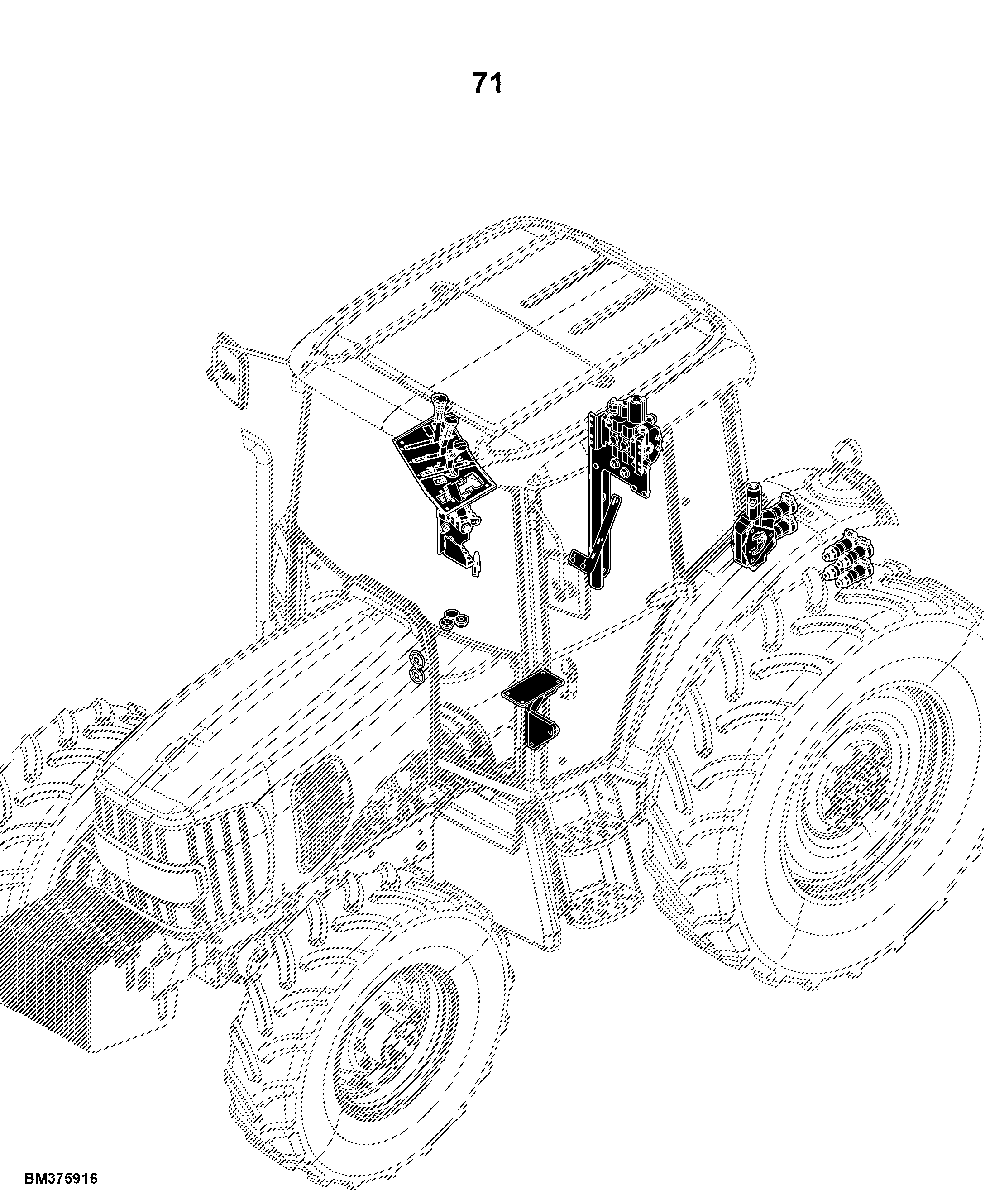 6100J Tractor (S.N. 002167- )(South America Edition)