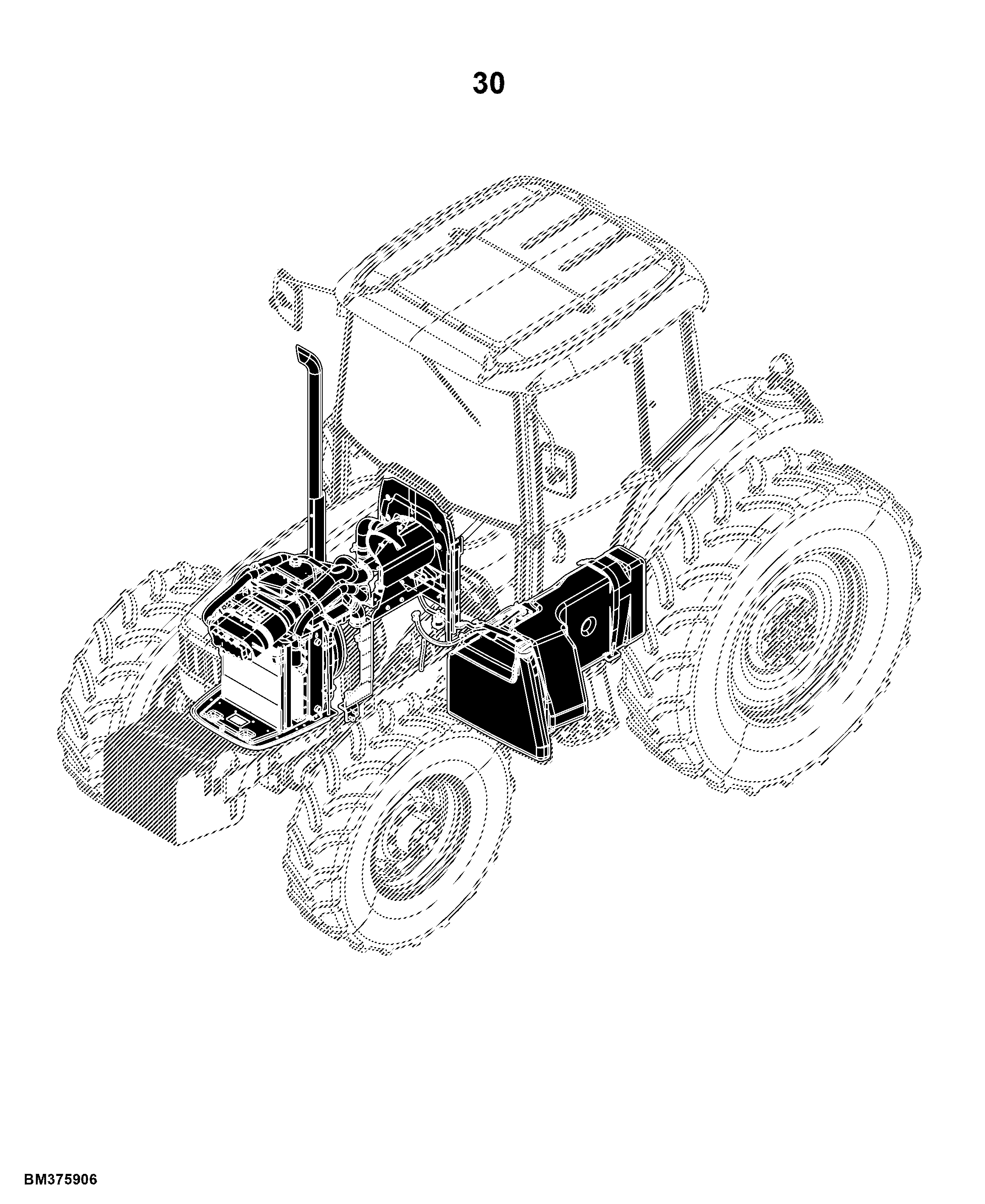 6100J Tractor (S.N. 002167- )(South America Edition)