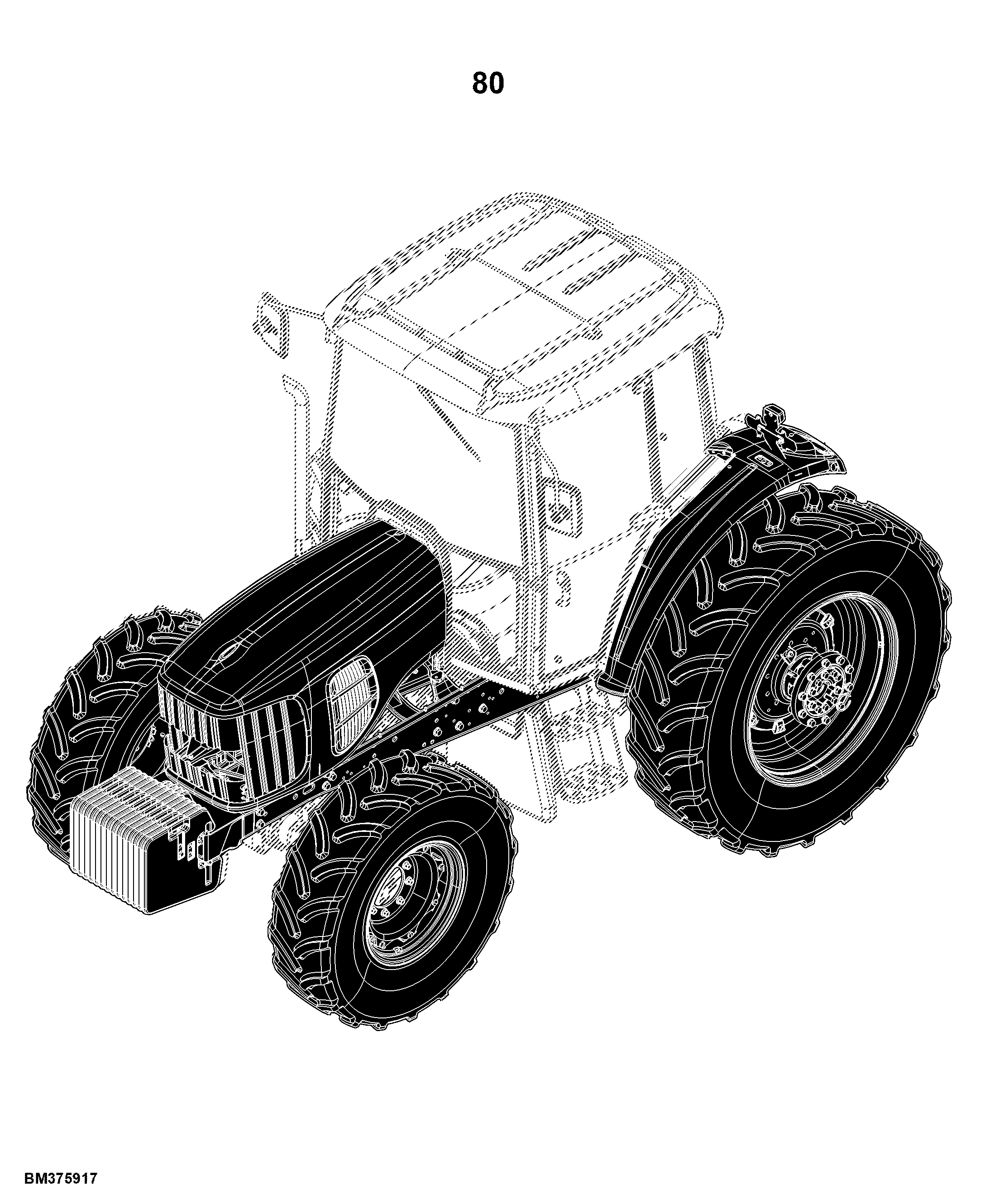 6100J Tractor (S.N. 002167- )(South America Edition)