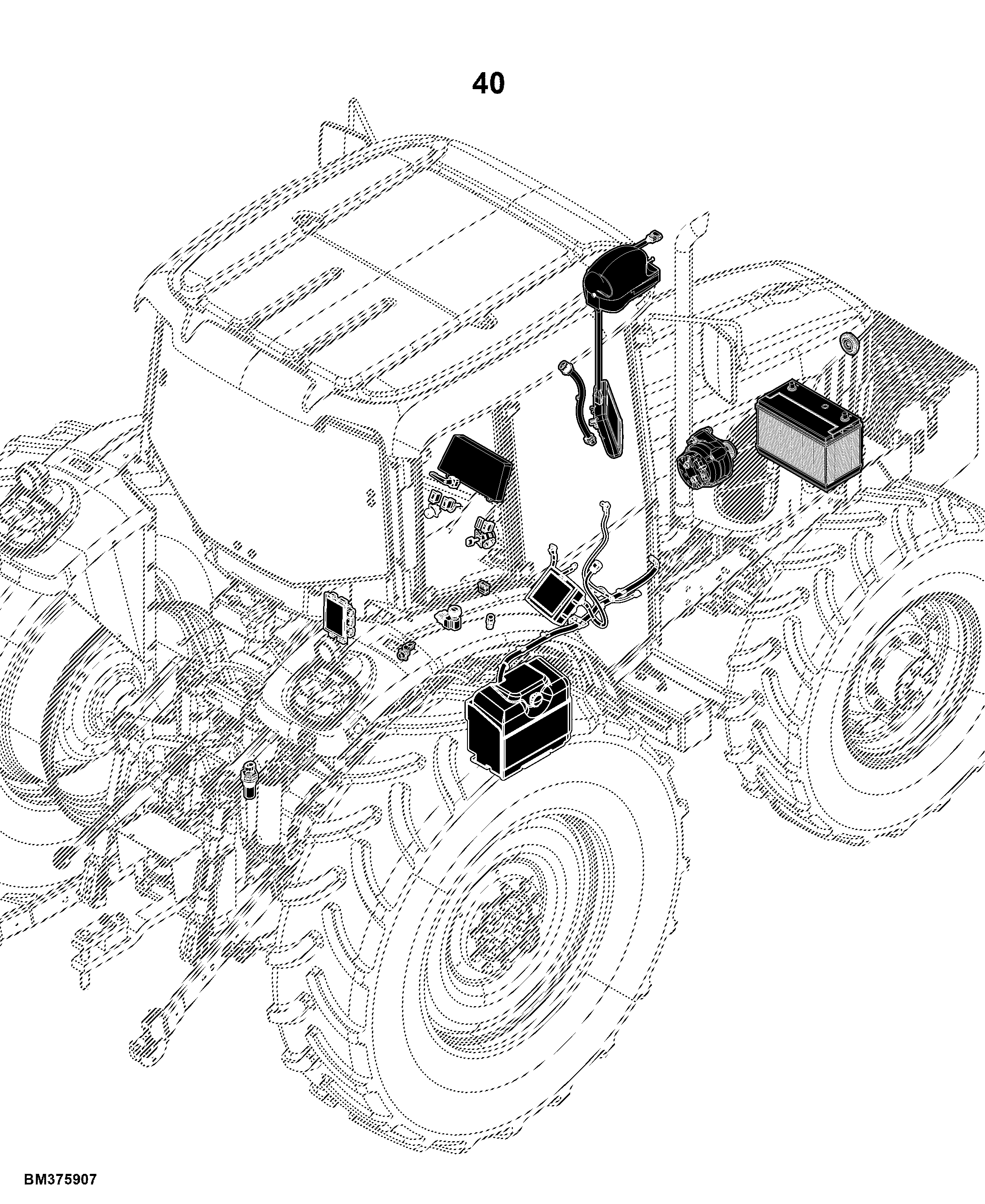 6100J Tractor (S.N. 002167- )(South America Edition)