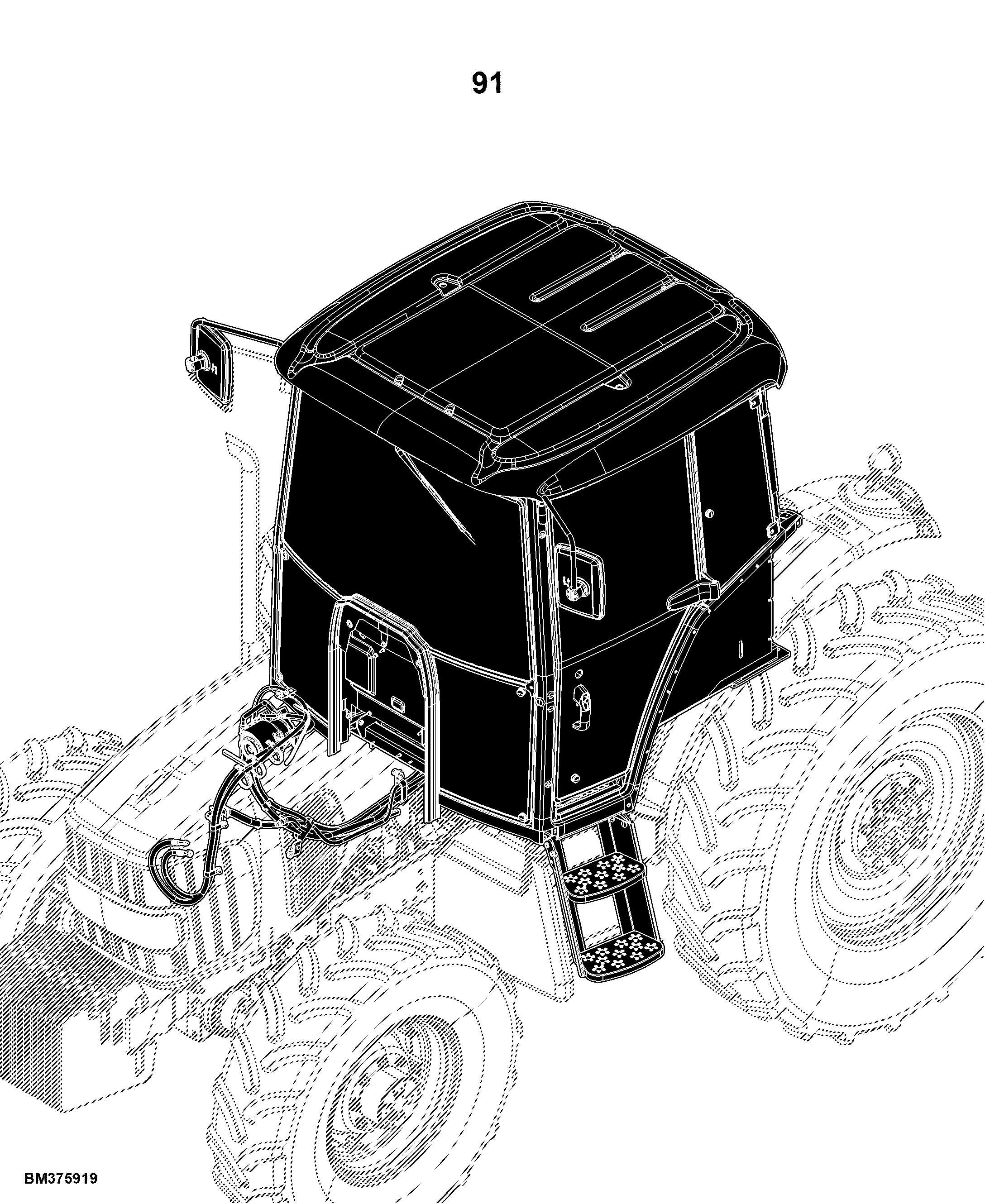 6100J Tractor (S.N. 002167- )(South America Edition)