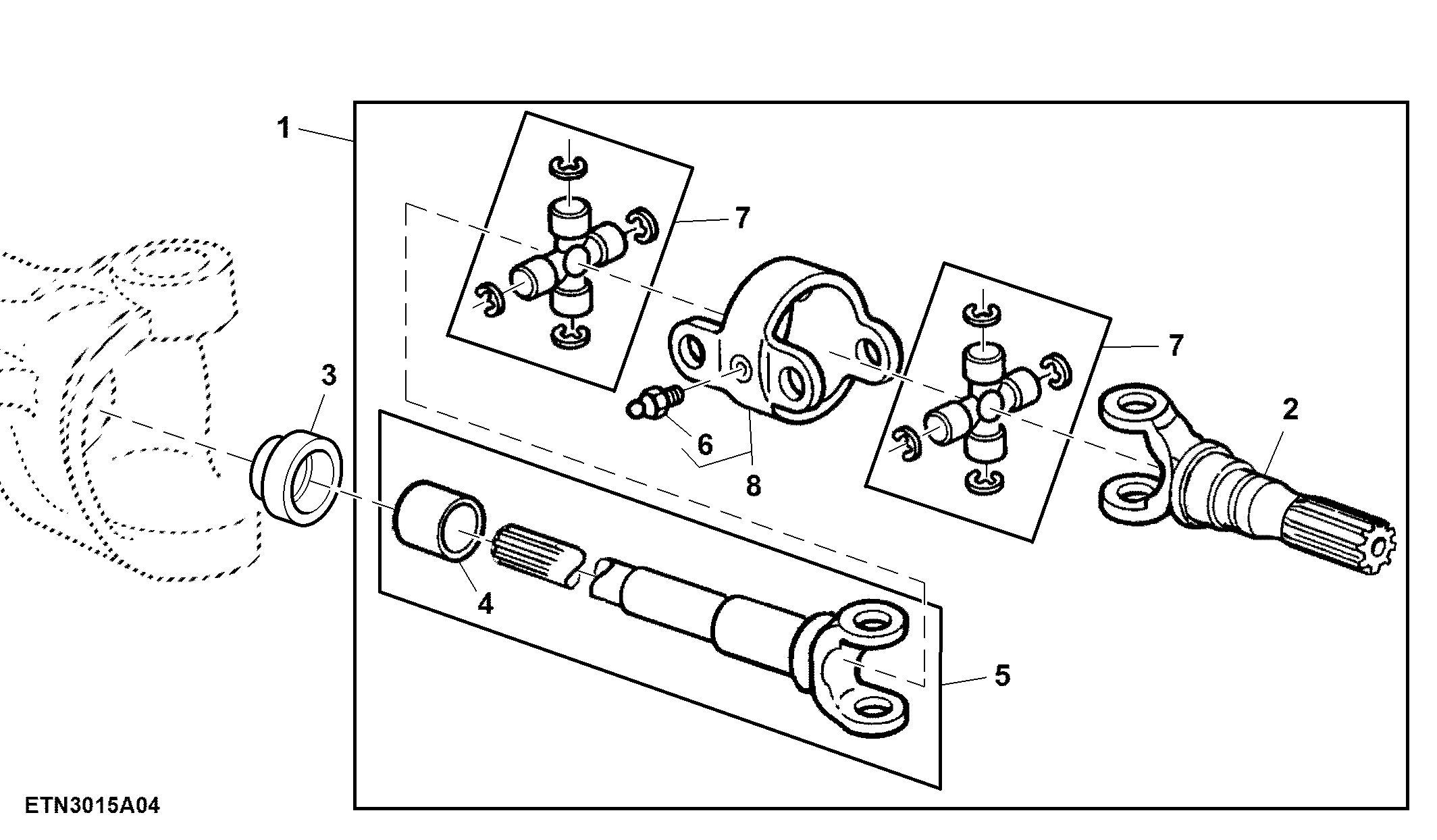 Double Jointed Shaft, Front Wheel Drive Axle
