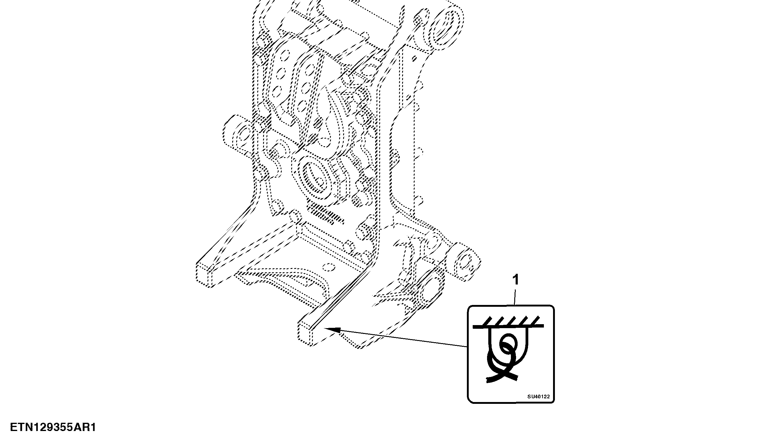 Tie Down Point Label (For Russia)