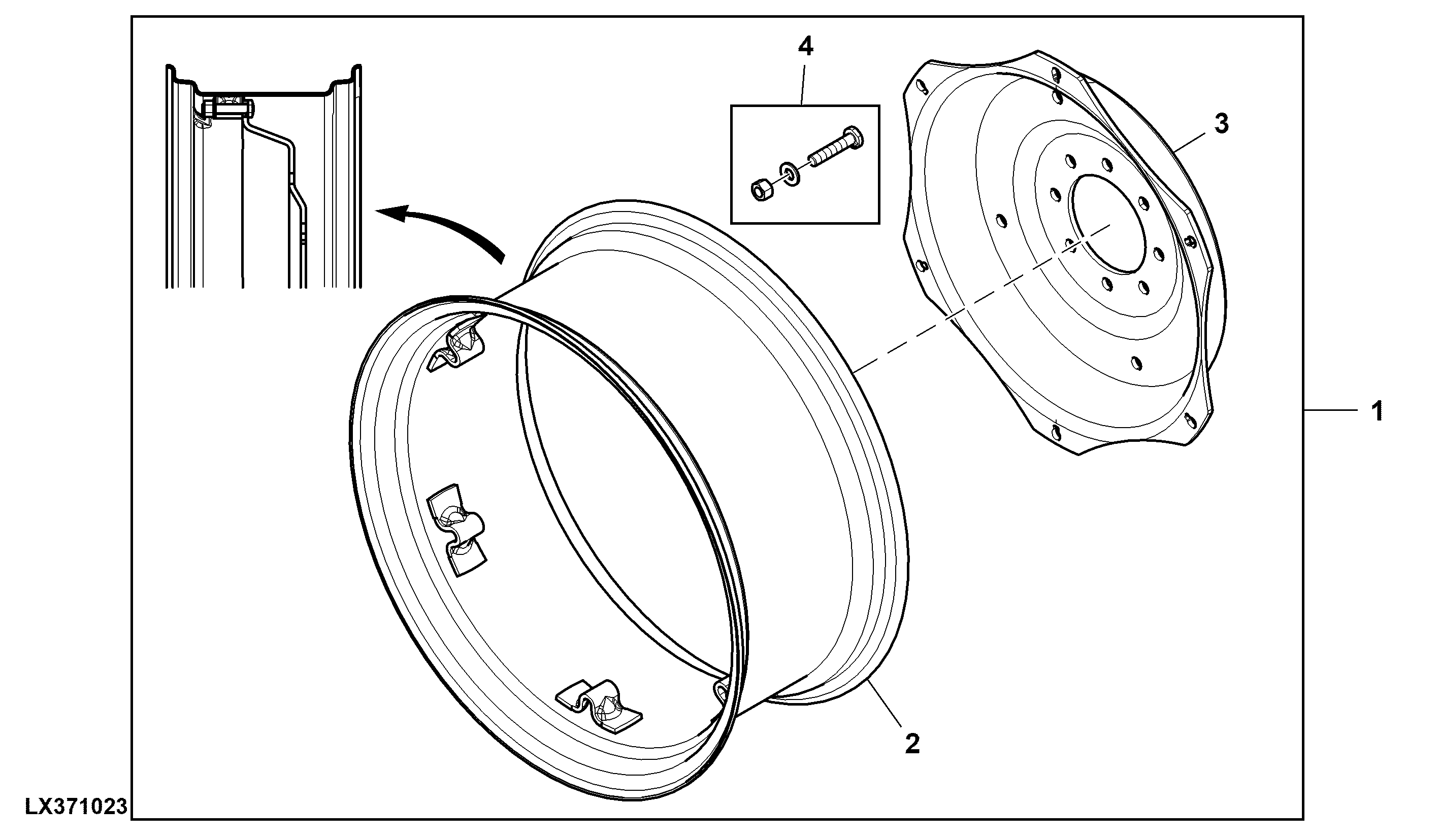Rear Wheels, W12X28 (x07558 - )