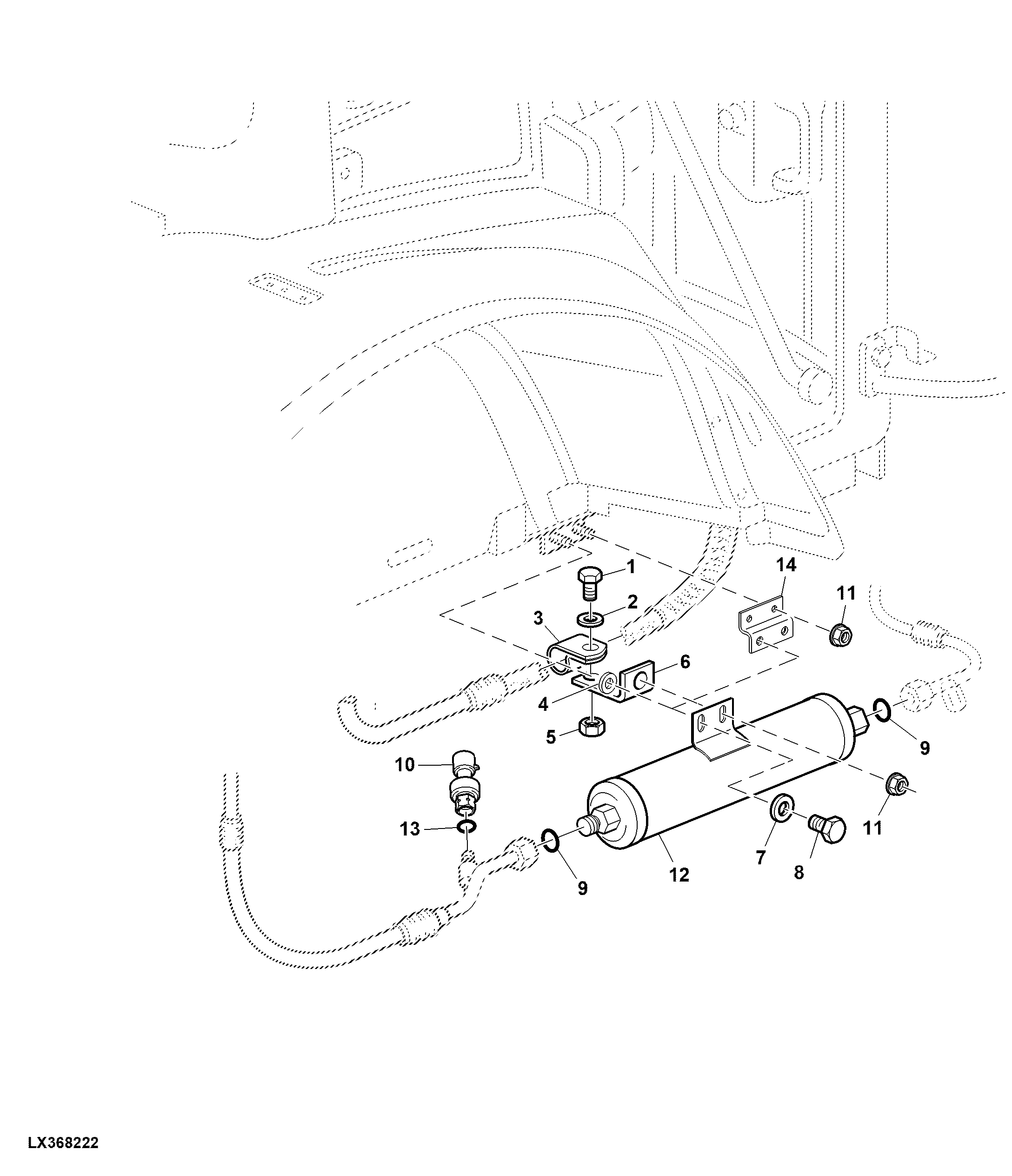 Receiver Dryer / Pressure Switch / Pressure Sensor, W/ AC
