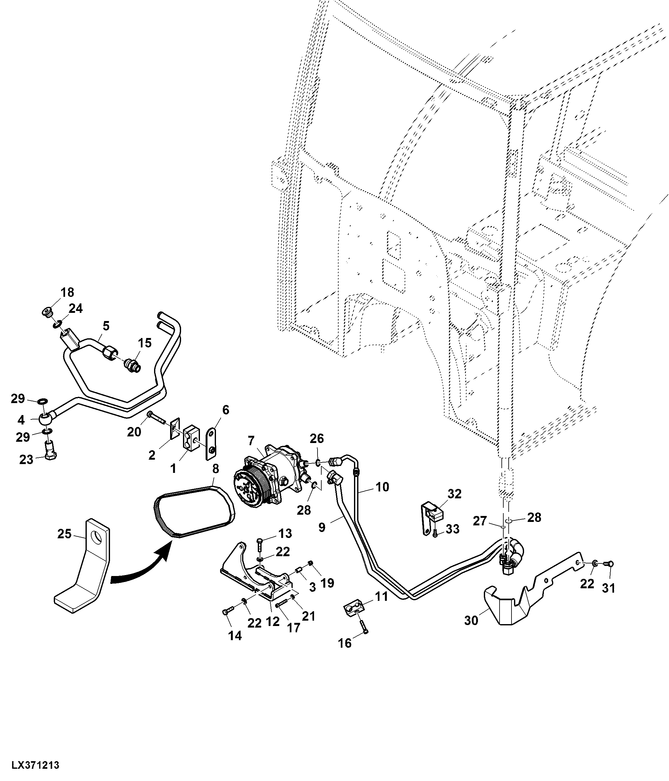 Compressor, Air Conditioning (x07571 - x09159)