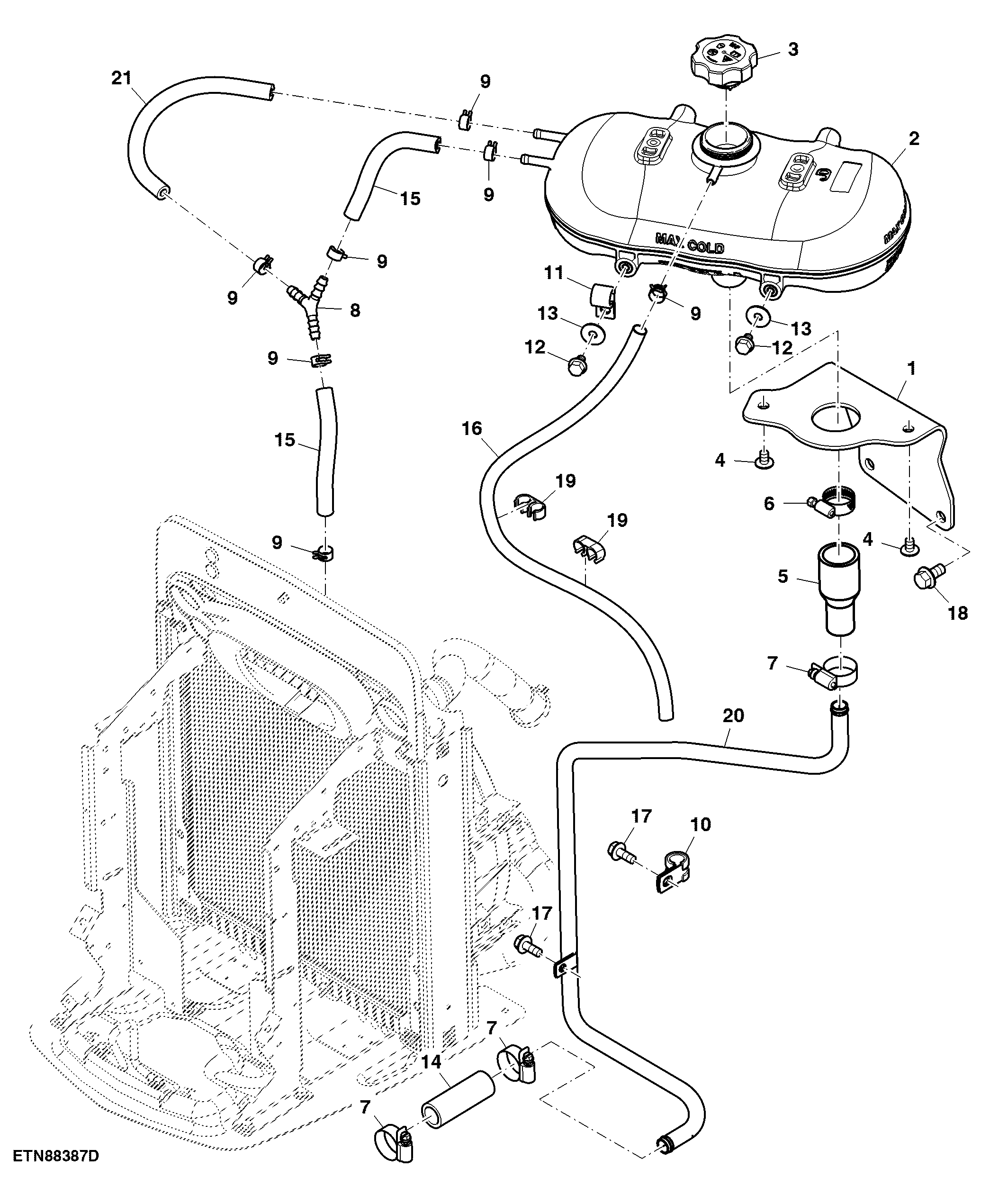 Surge Tank, OOS ( - 100100), Cab ( - 400100)