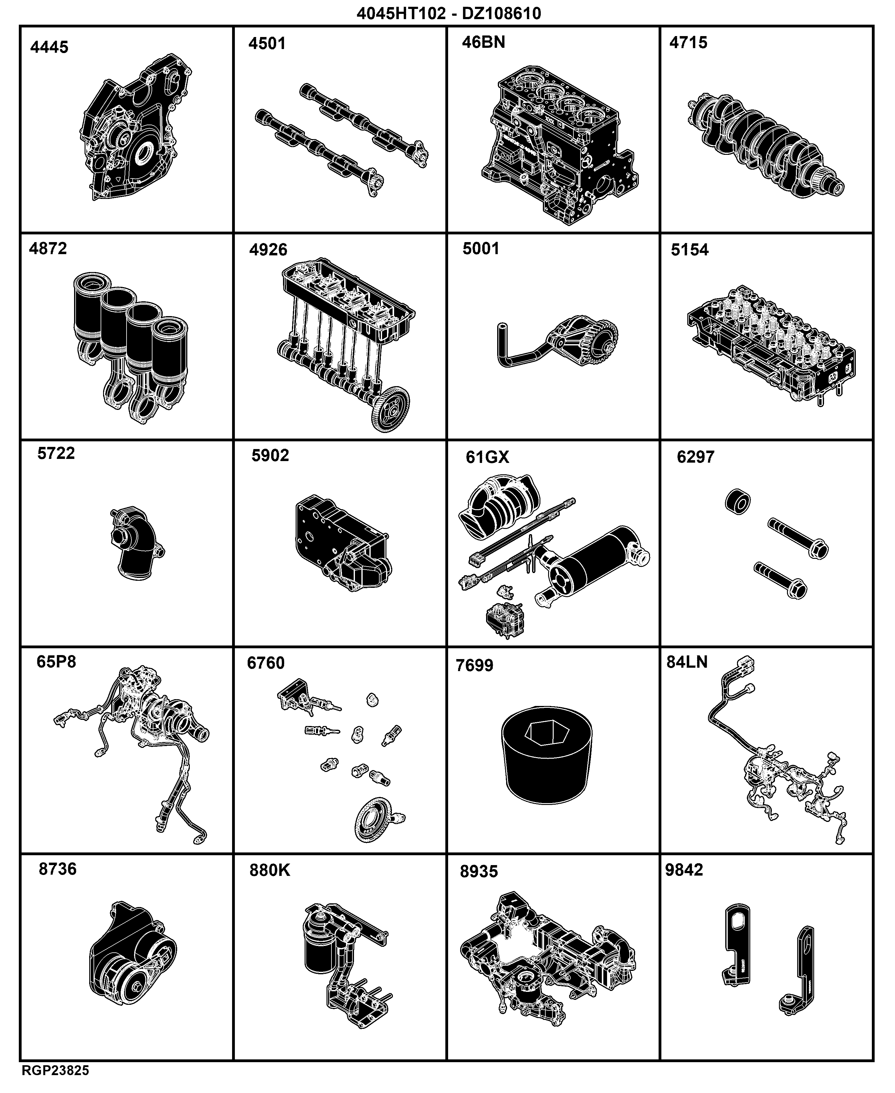 04D Engine 4045HT102-DZ108610