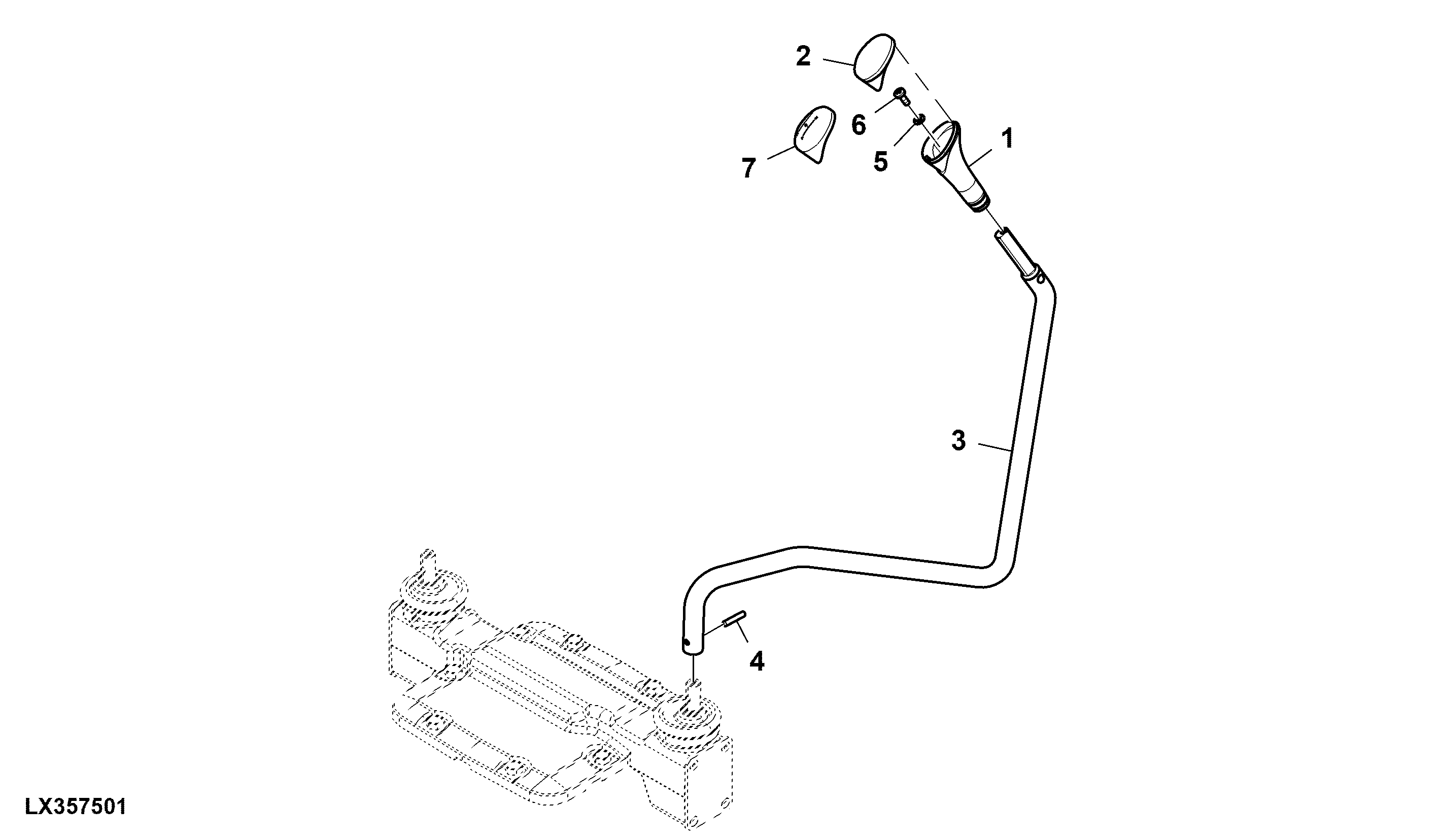 Gear Shift, Mechanical Reverser ( - x09159)