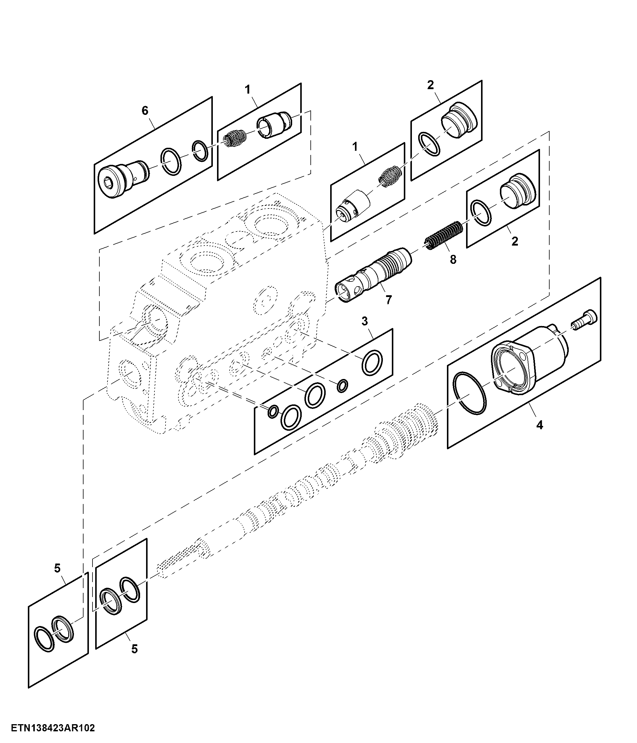 Triple Mid SCV, Electro-Hydraulic, PFC Hydraulics (3/3)