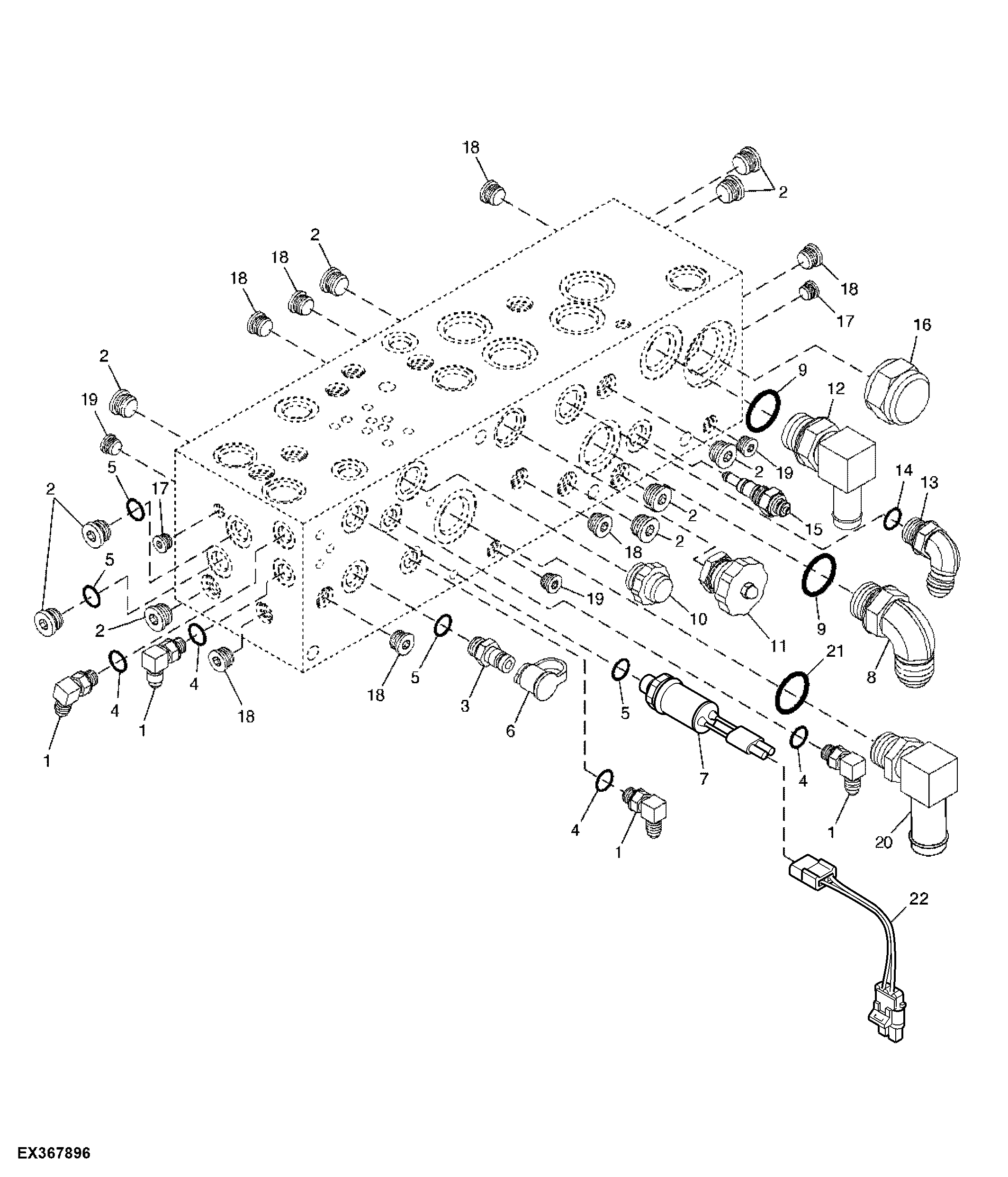 Main Hydraulic Valve Fittings (310401 - 319999)