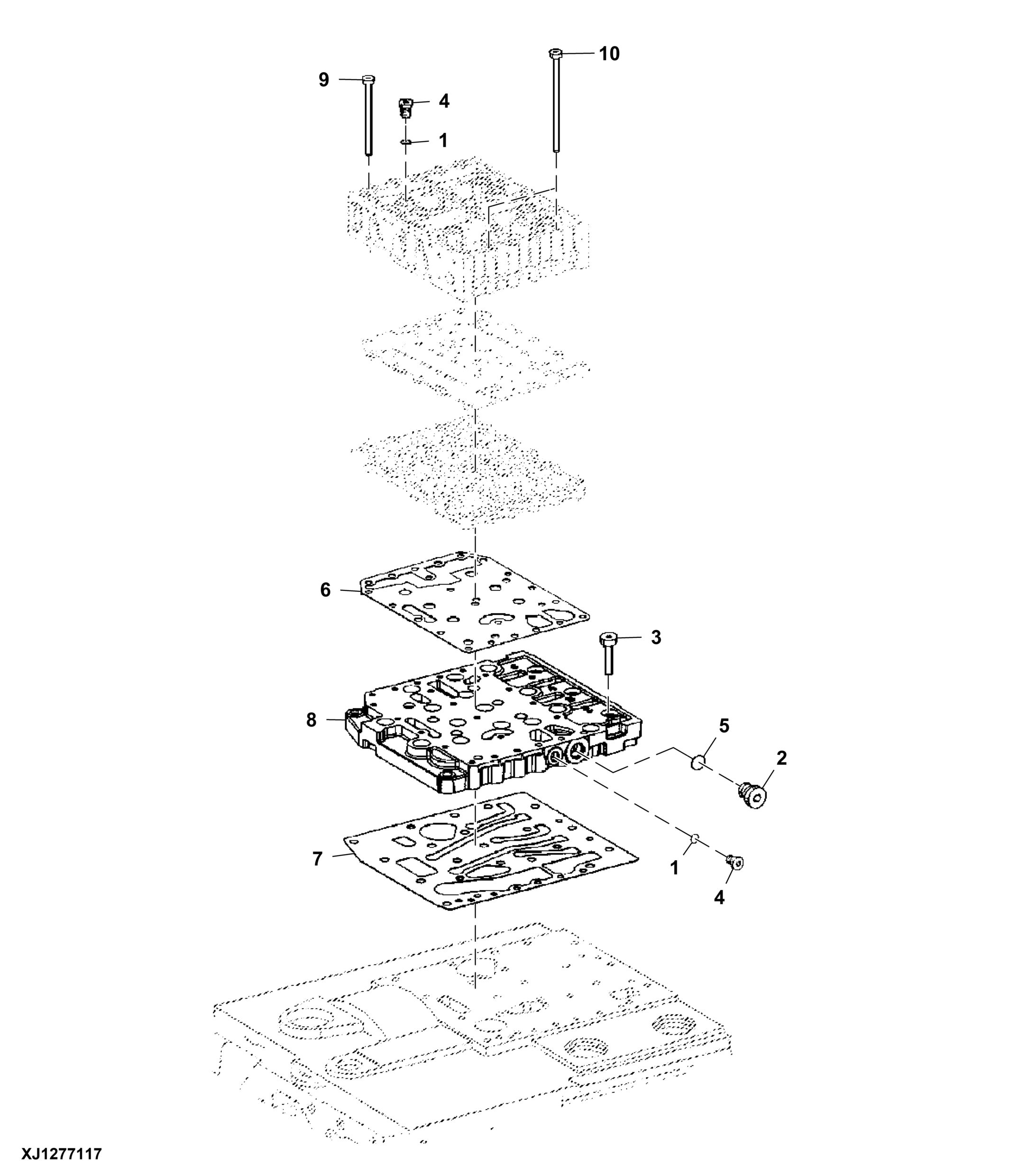Gearshift System, Control Valve Manifold and Gasket