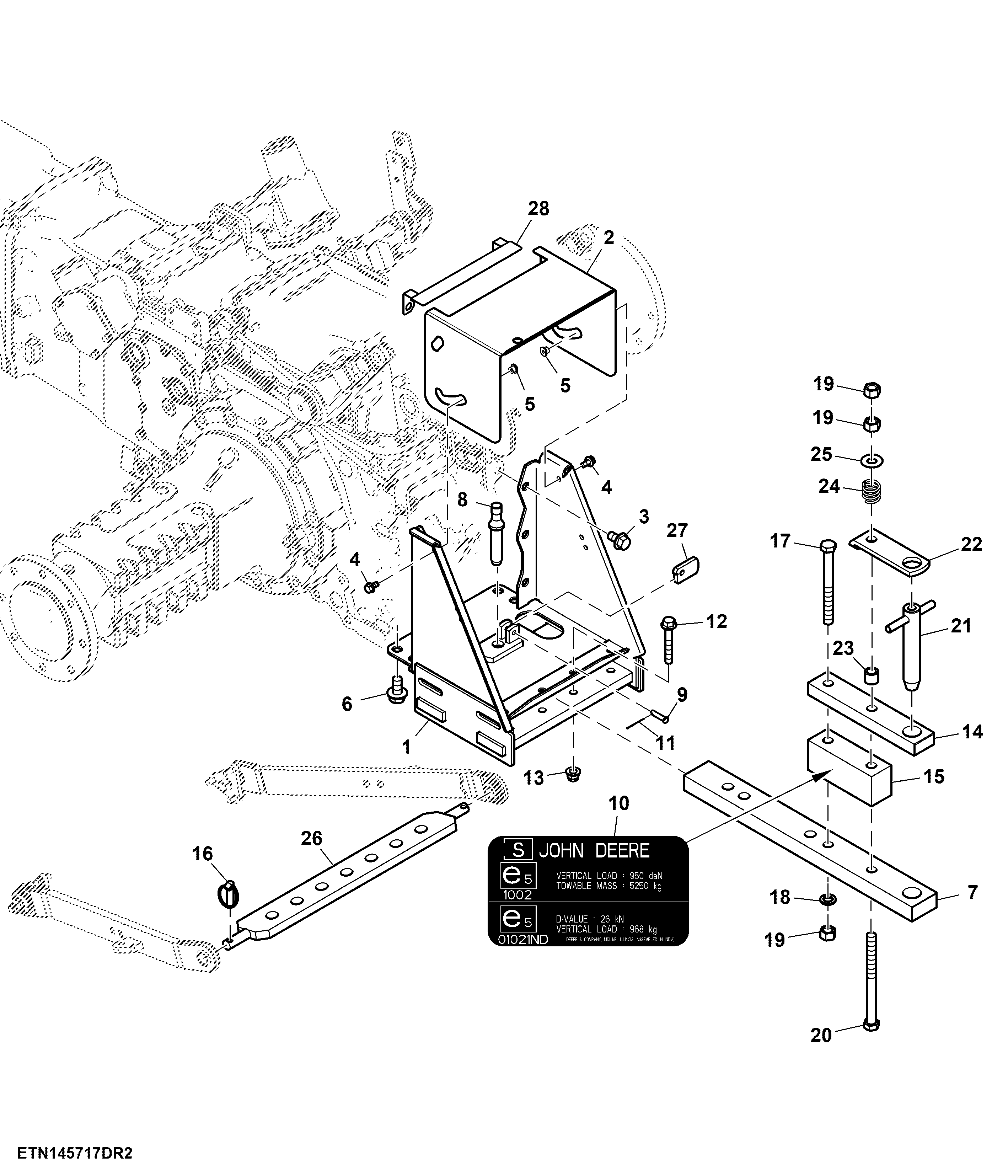 Hitch, Wagon and Swinging Drawbar (010686 - )