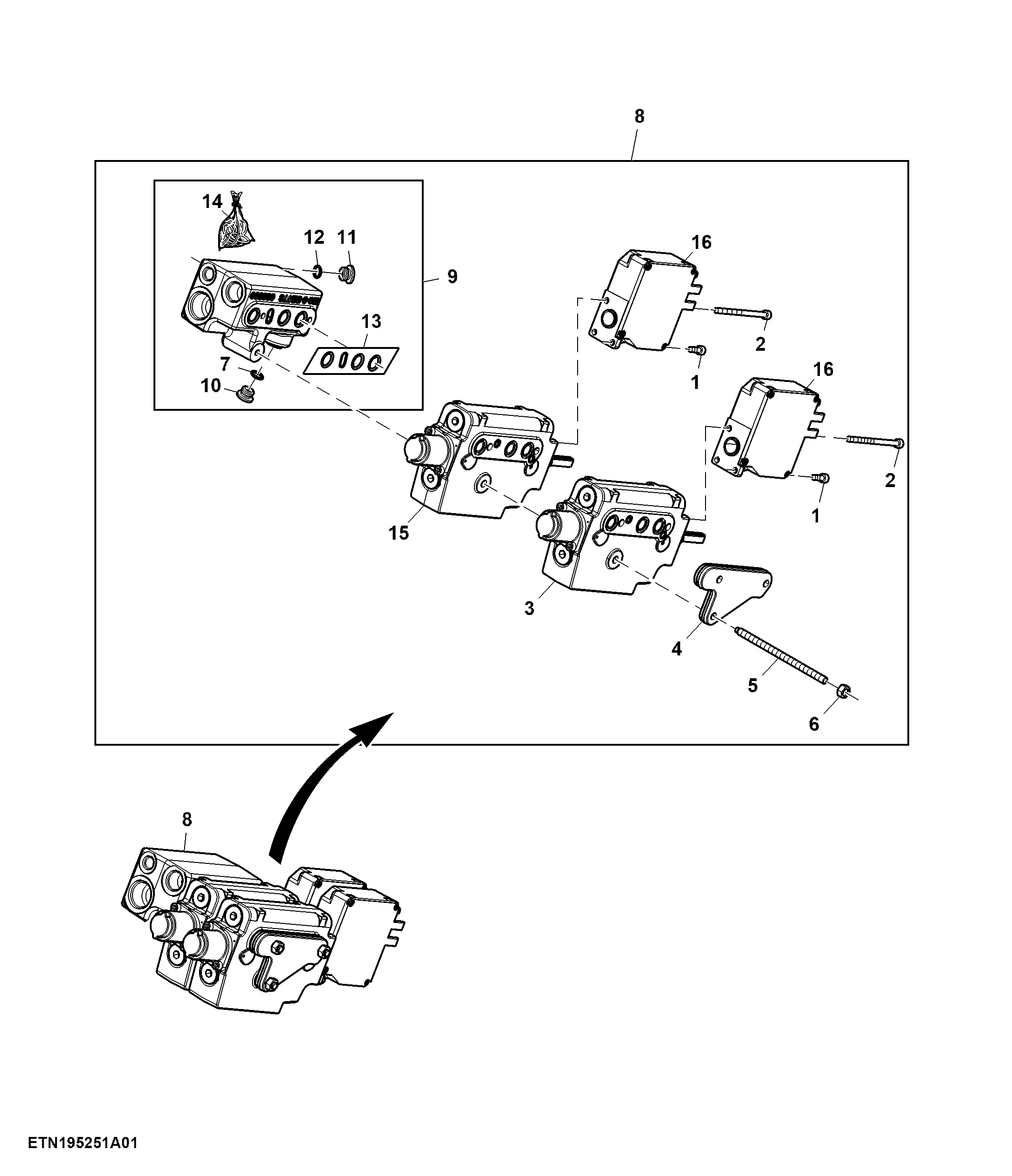 Electrical Midstack SCV, W/ 2 Functions (937675 - 977138)